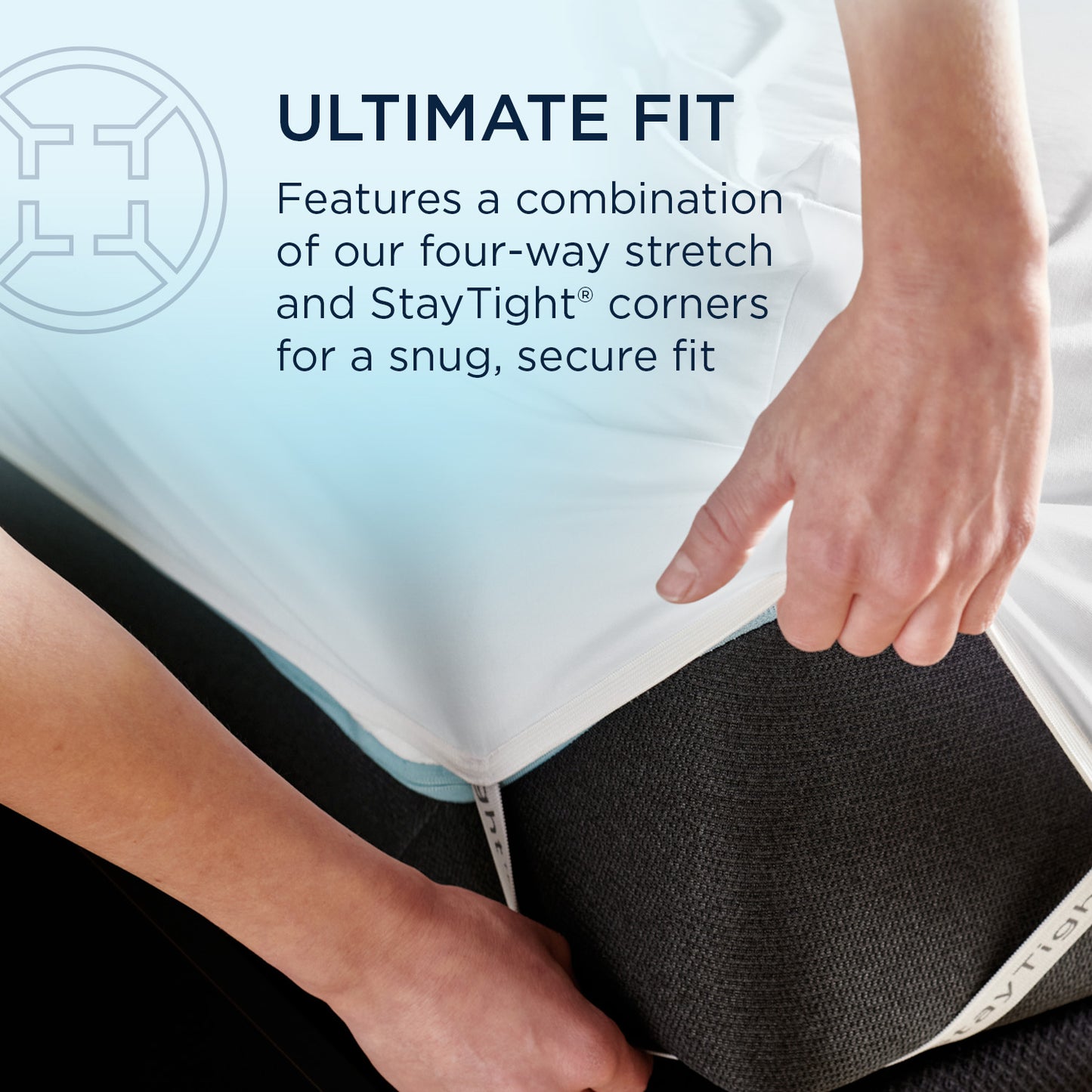 Tempur-pedic TEMPUR-Breeze® Cooling Sheets are an ultimate fit. Features a combination of our four-way stretch and StayTight corners for a snug, secure fit.