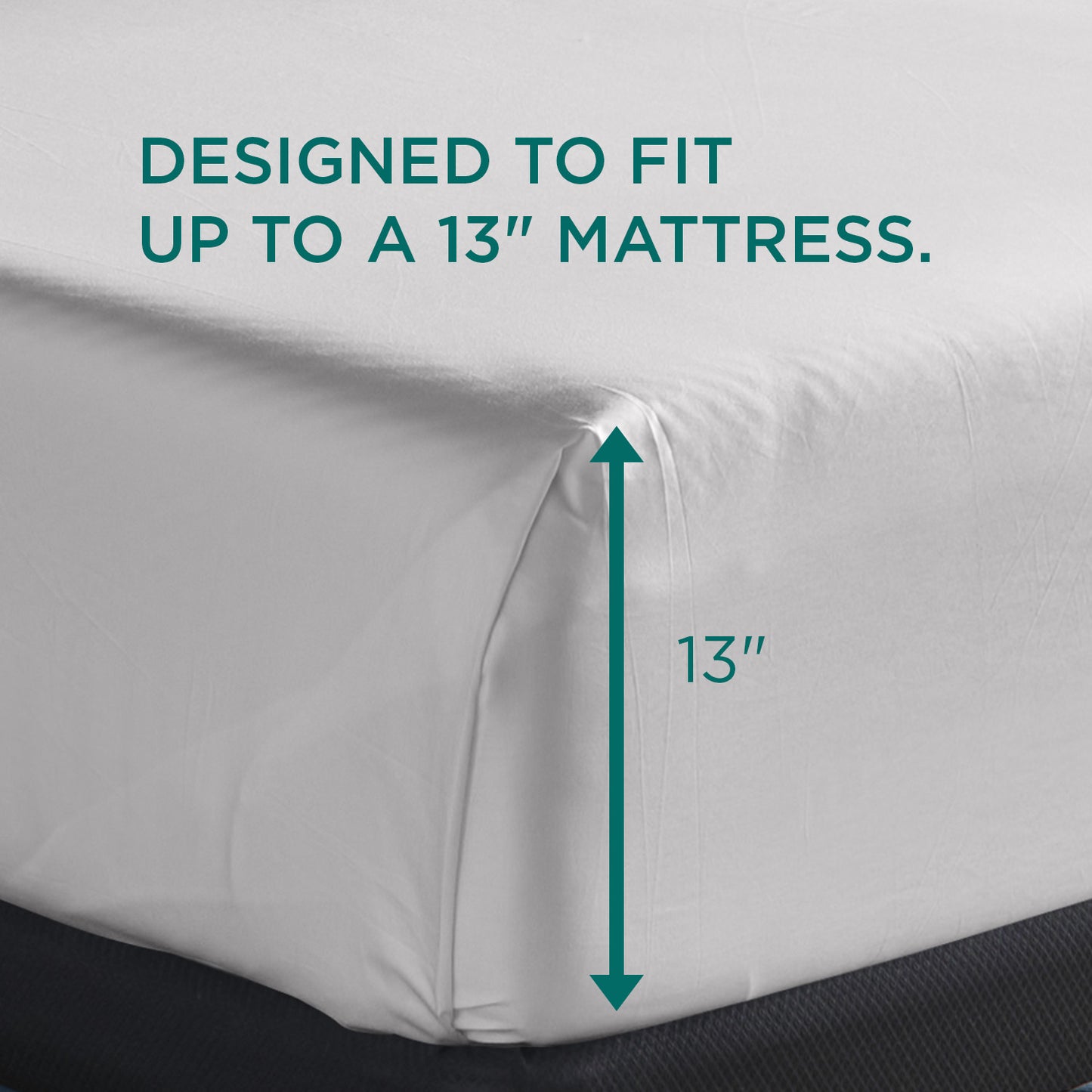 Tempur-pedic TEMPUR-Adapt® Luxe Egyptian Sheets designed to fit up to a 13 inch mattress.