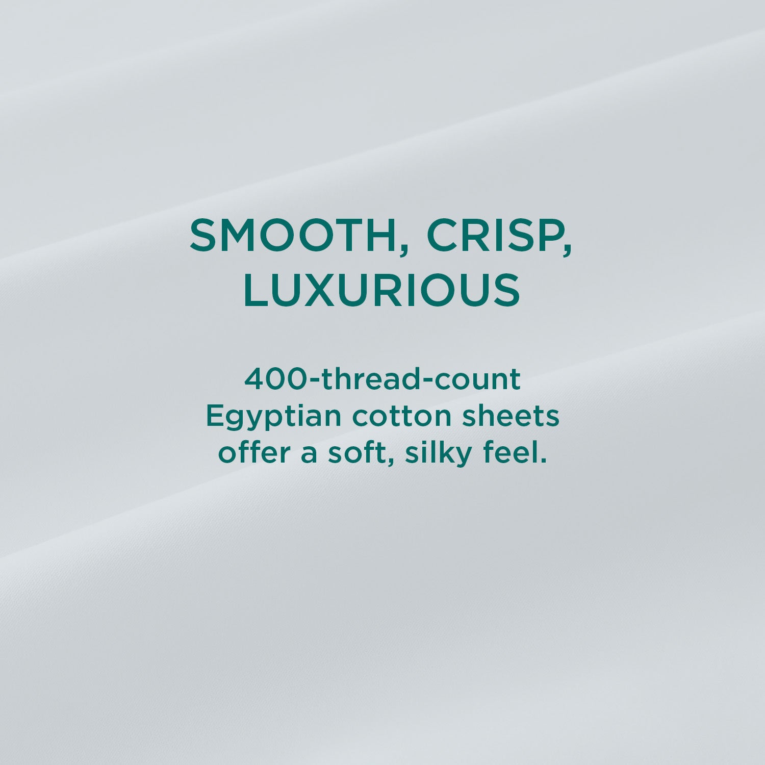 Tempur-pedic TEMPUR-Adapt® Luxe Egyptian Sheets smooth, crisp, luxurious. 400-thread-count Egyptian cotton sheets offer a soft, silky feel.