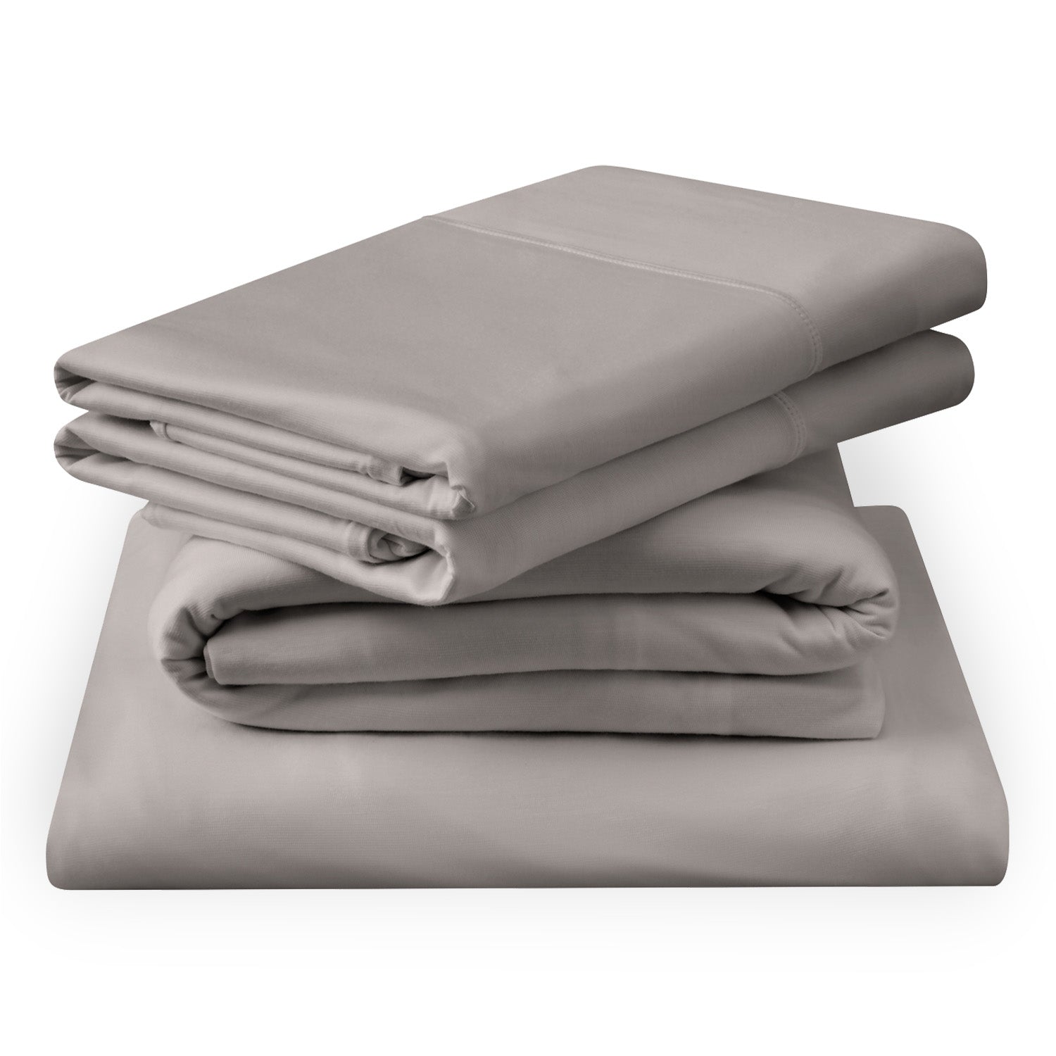 Tempur-pedic TEMPUR-Breeze® Cooling Sheets stack in graphite.