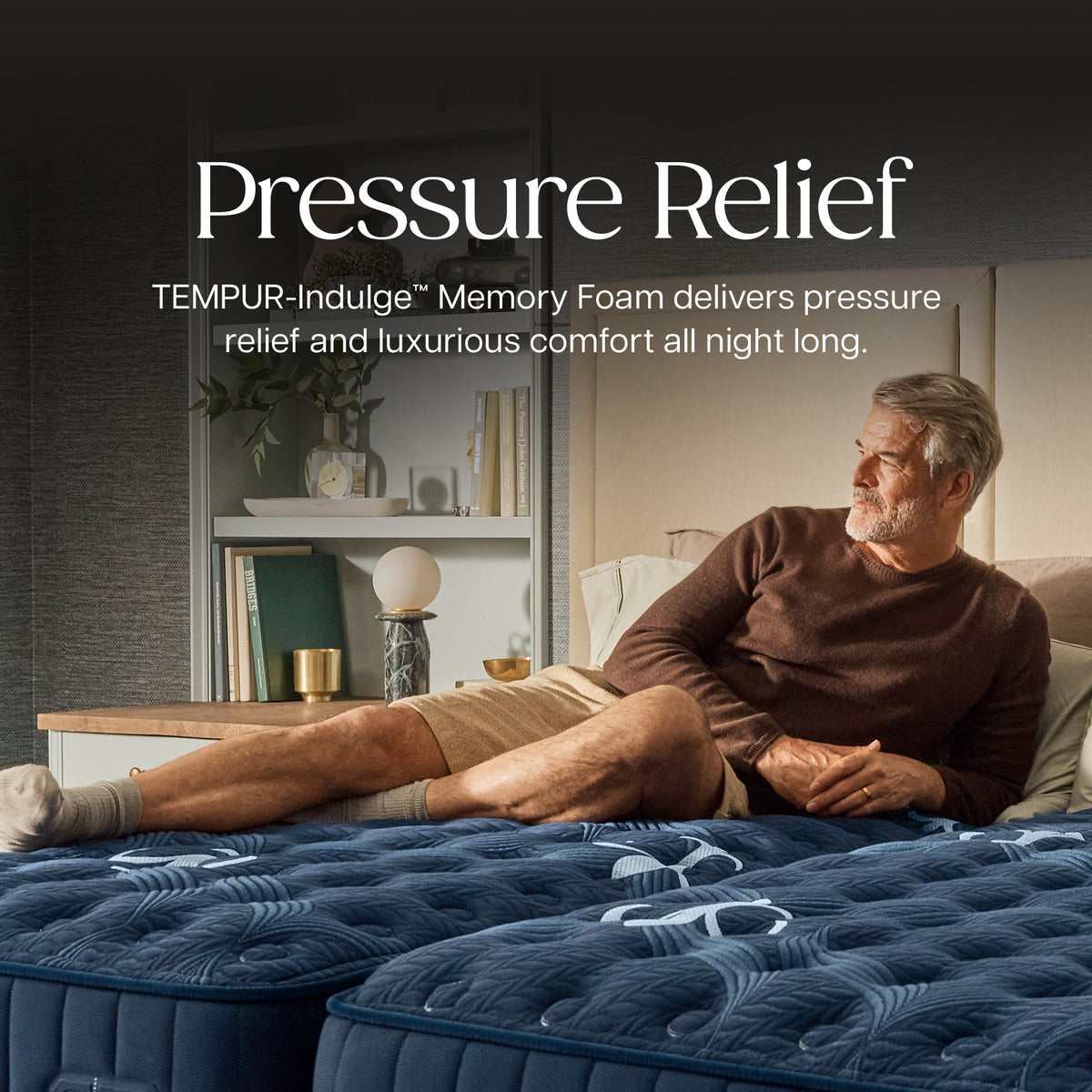 Stearns & Foster Estate Ultra Firm Mattress II - Pressure Relief: TEMPUR-Indulge Memory Foam delivers pressure relief and luxurious comfort all night long.