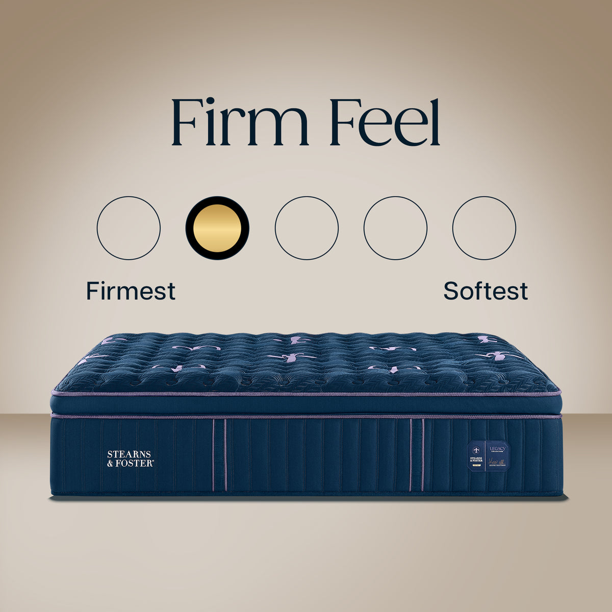 Stearns & Foster Legacy Firm Pillow Top Mattress II firm feel
