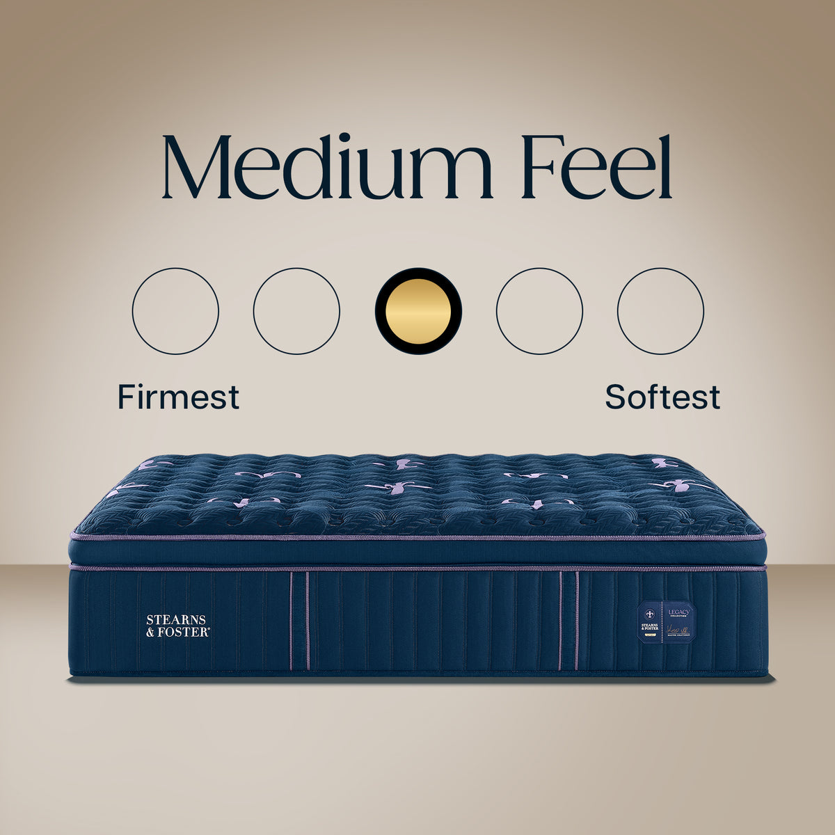 Stearns & Foster Legacy Medium Pillow Top Mattress II medium feel