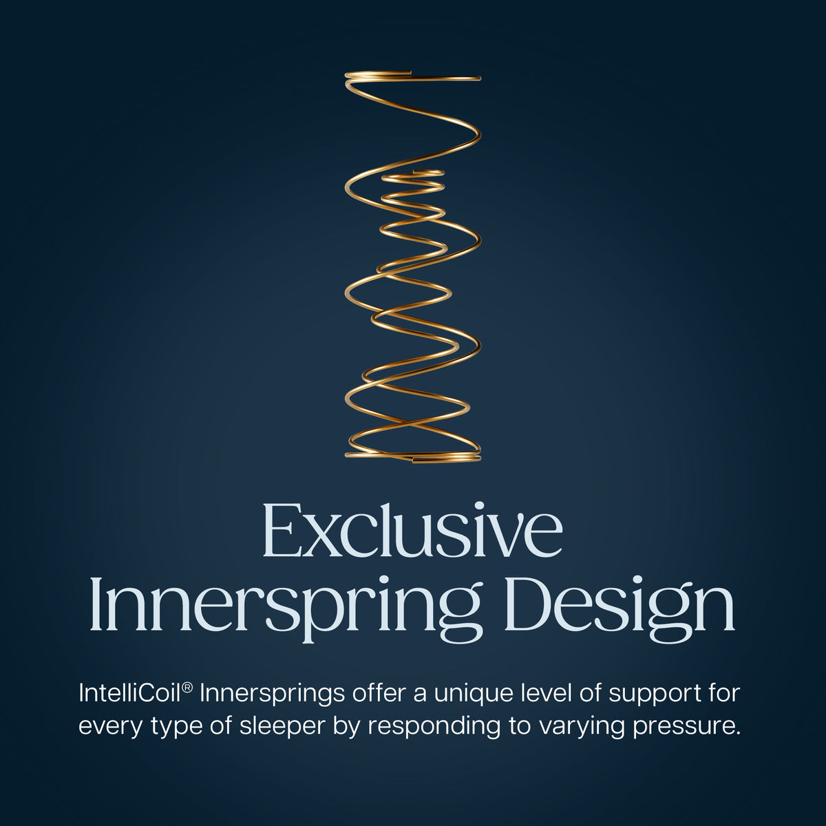 Stearns & Foster Legacy Medium Mattress II - Exclusive Innerspring Design: Intellicoil Innersprings offer a unique level of support for every type of sleeper by responding to varying pressure.