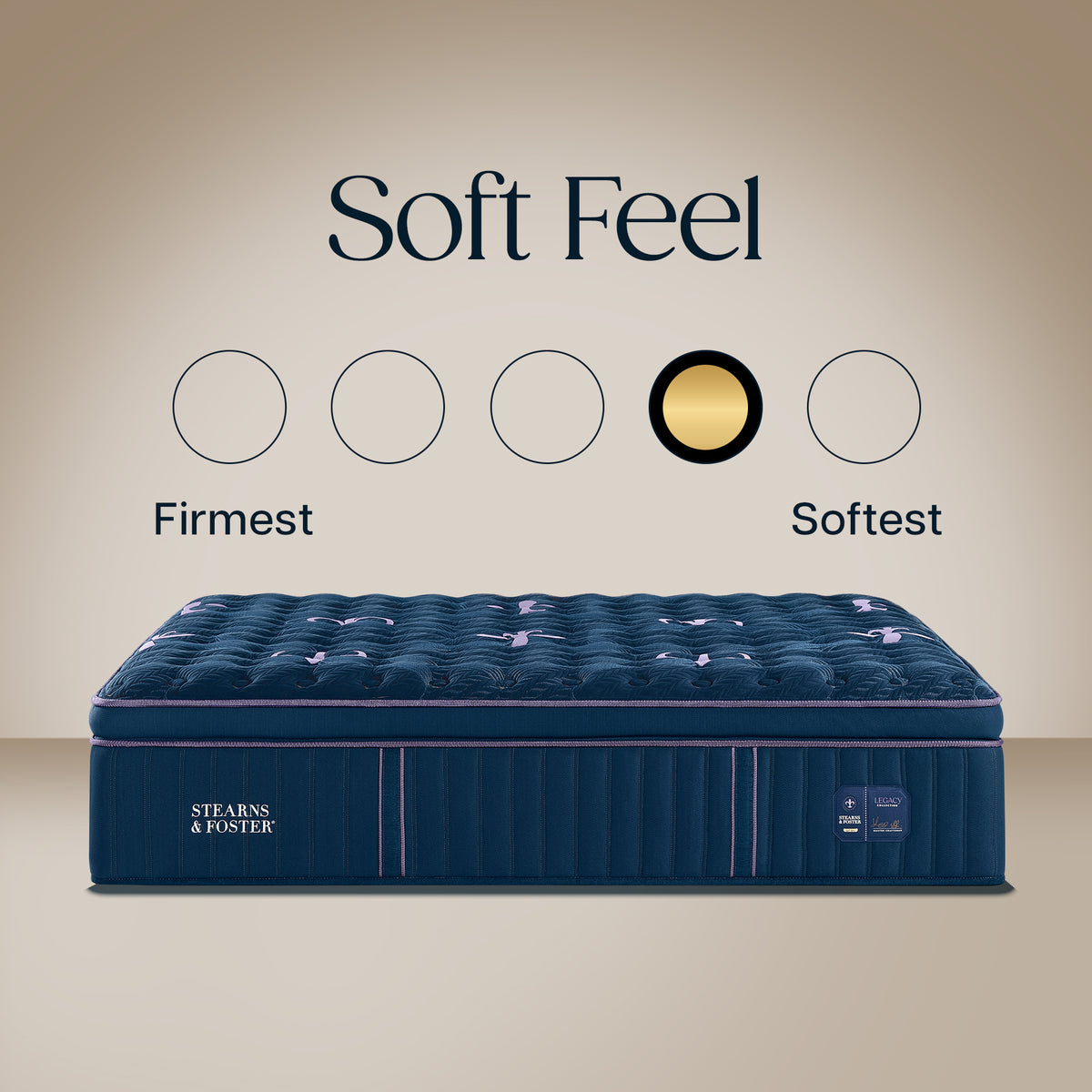 Stearns & Foster Legacy Soft Pillow Top Mattress II soft feel