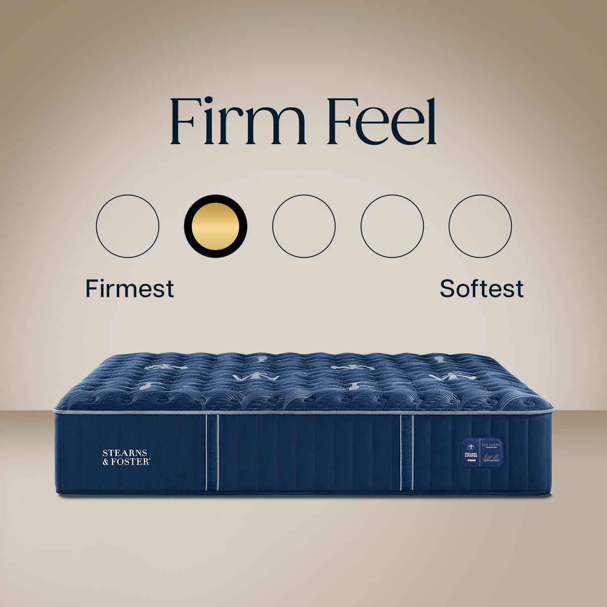 Stearns & Foster Lux Estate Firm Mattress II firm feel