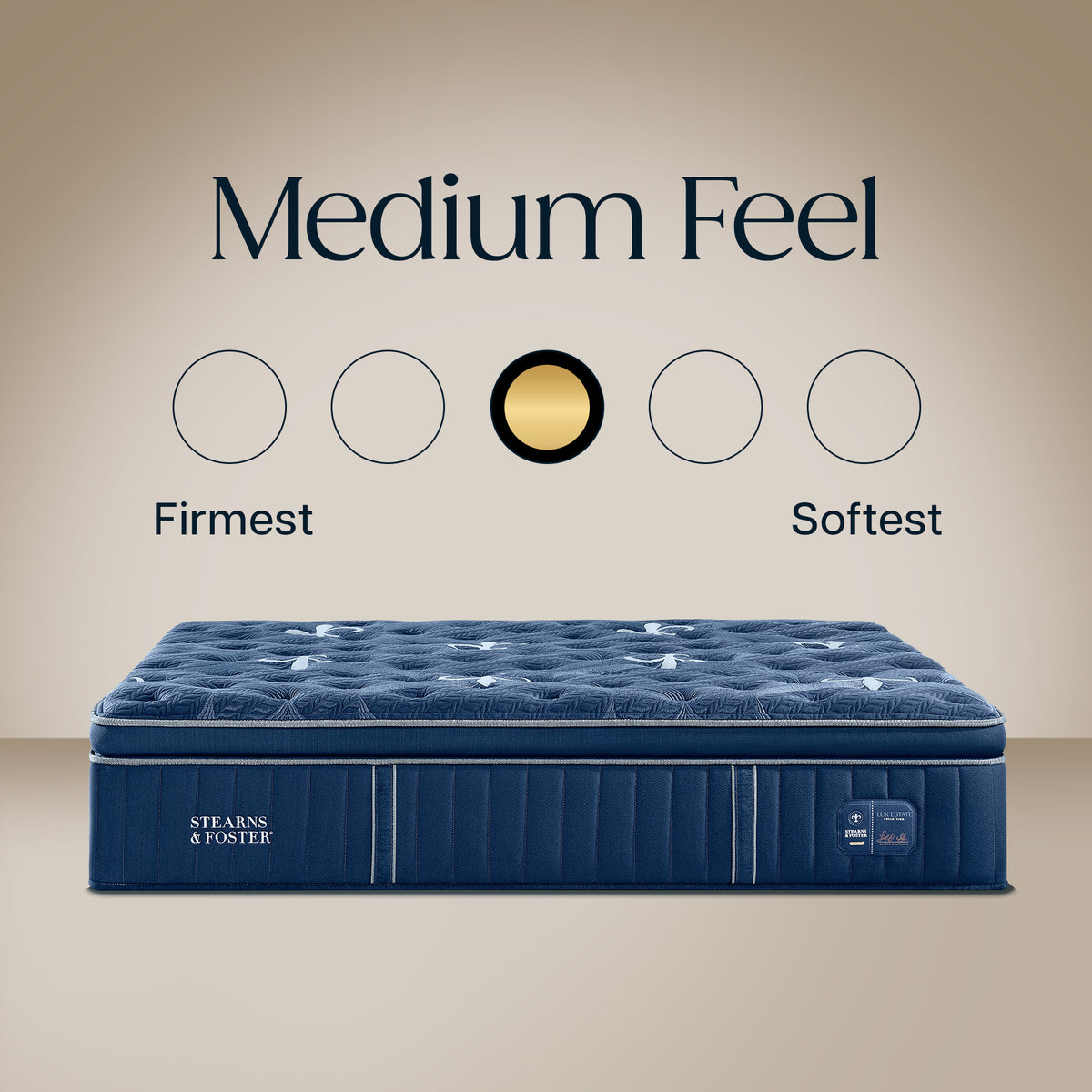 Stearns & Foster Lux Estate Medium Pillow Top Mattress II medium feel