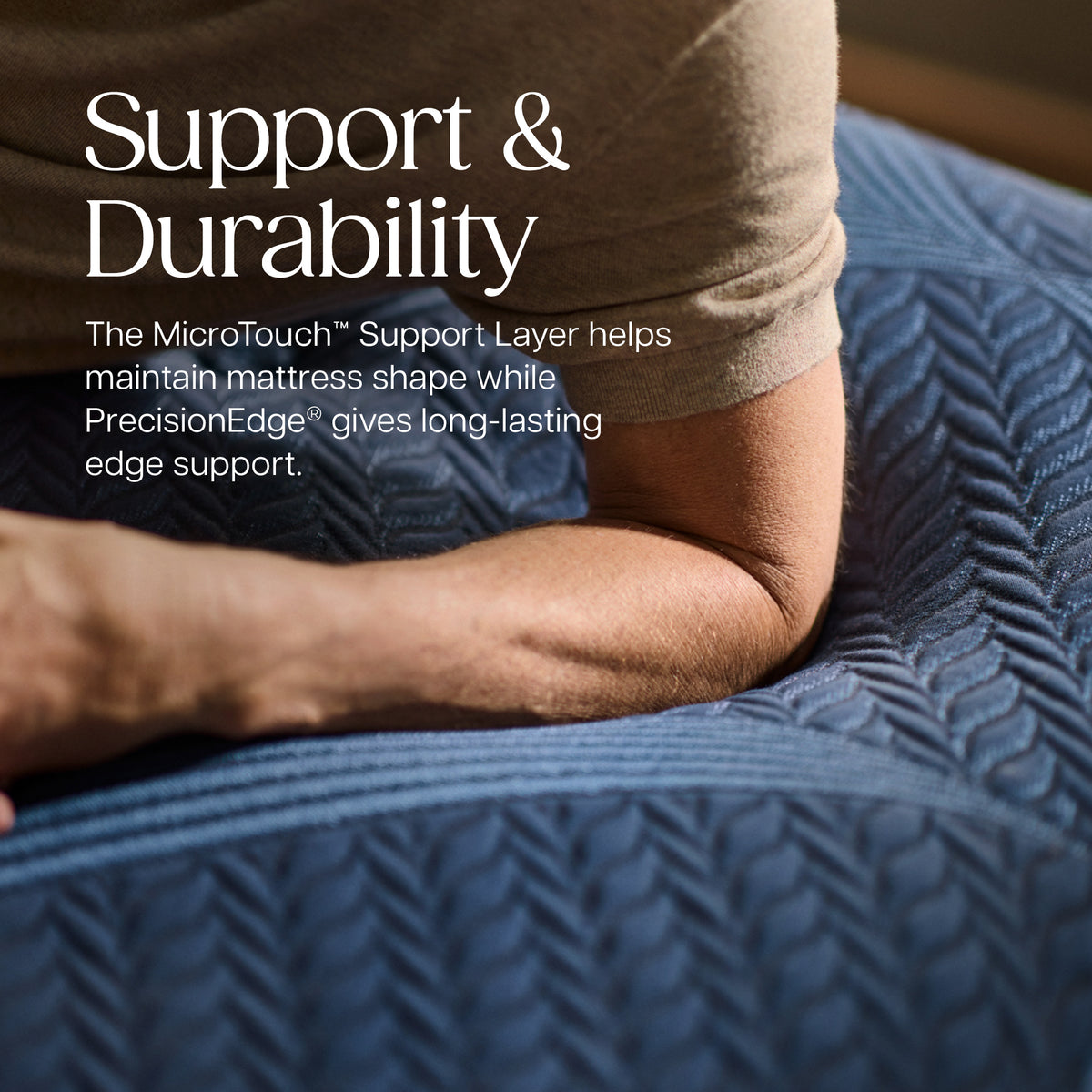 Stearns & Foster Reserve Firm Pillow Top Mattress II - Support & Durability: The MicroTouch Support Layer helps maintain mattress shape while PrecisionEdge gives long-lasting edge support.
