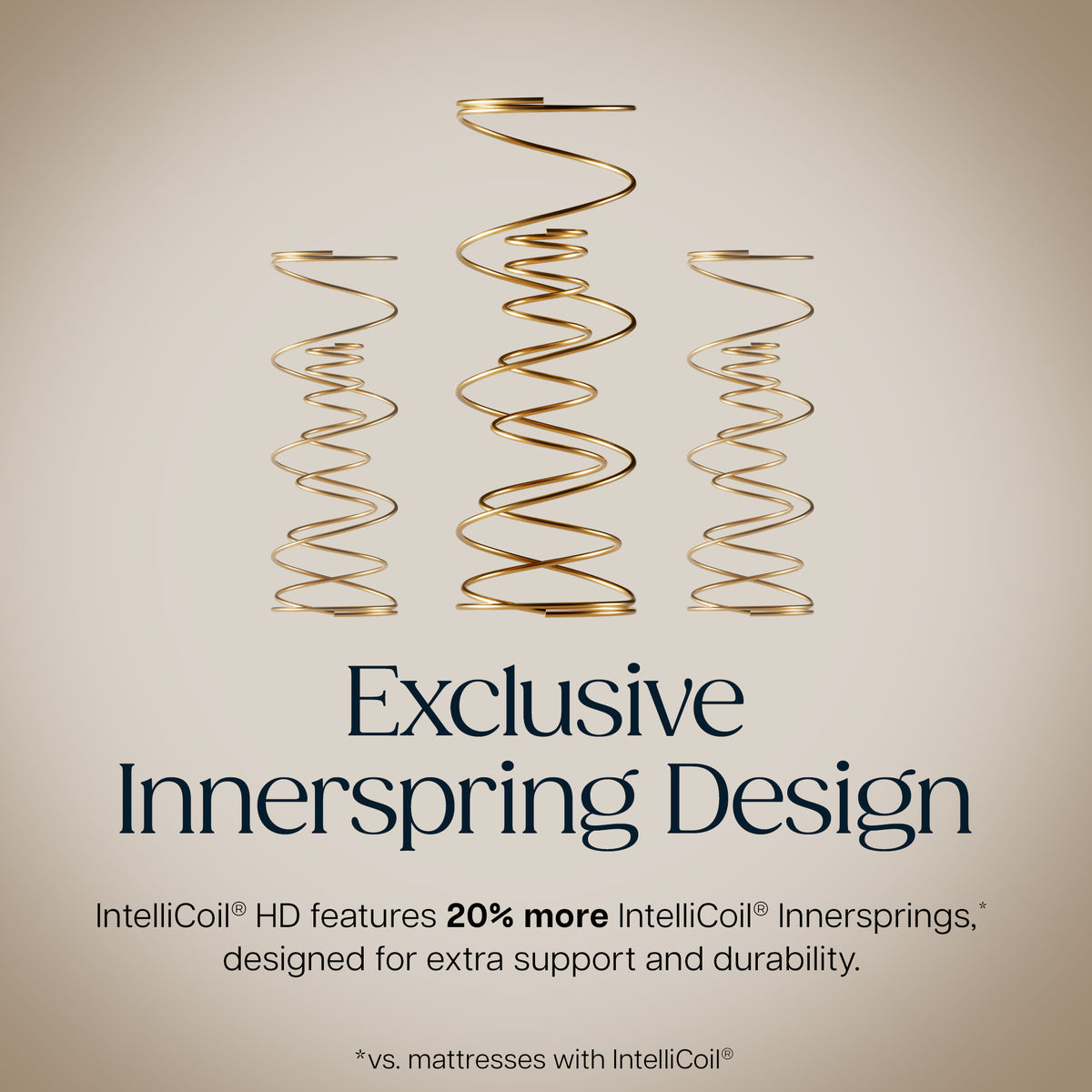 Stearns & Foster Reserve Soft Pillow Top Mattress II - Exclusive Innerspring Design: Intelliil HD features 20% more IntelliCoil Innersprings,* designed for extra support and durability. *vs. mattresses with IntelliCoil