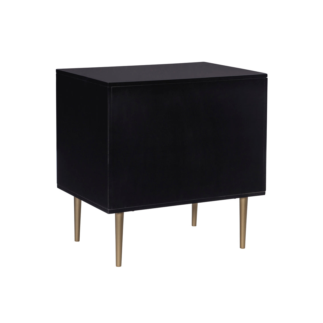 Gwyneth Nightstand in Black-back