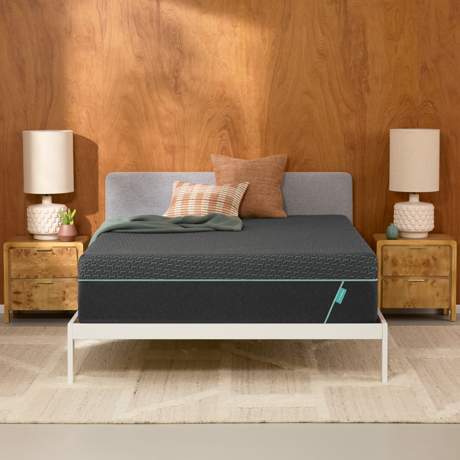 Tuft & Needle Mint Medium Hybrid Mattress - In-room Lifestyle