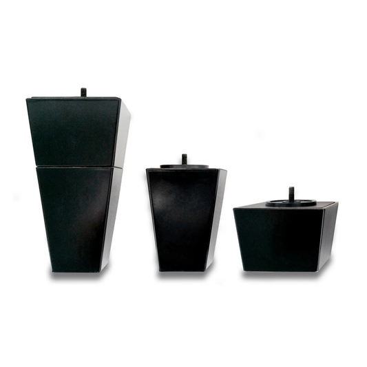 Image of 8-inch-tapered-stackable-legs on white