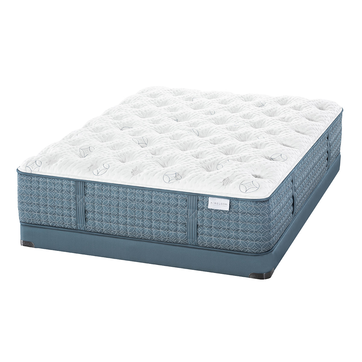 Aireloom Duet Luxury Firm Mattress On A Low Profile 5" Box Spring