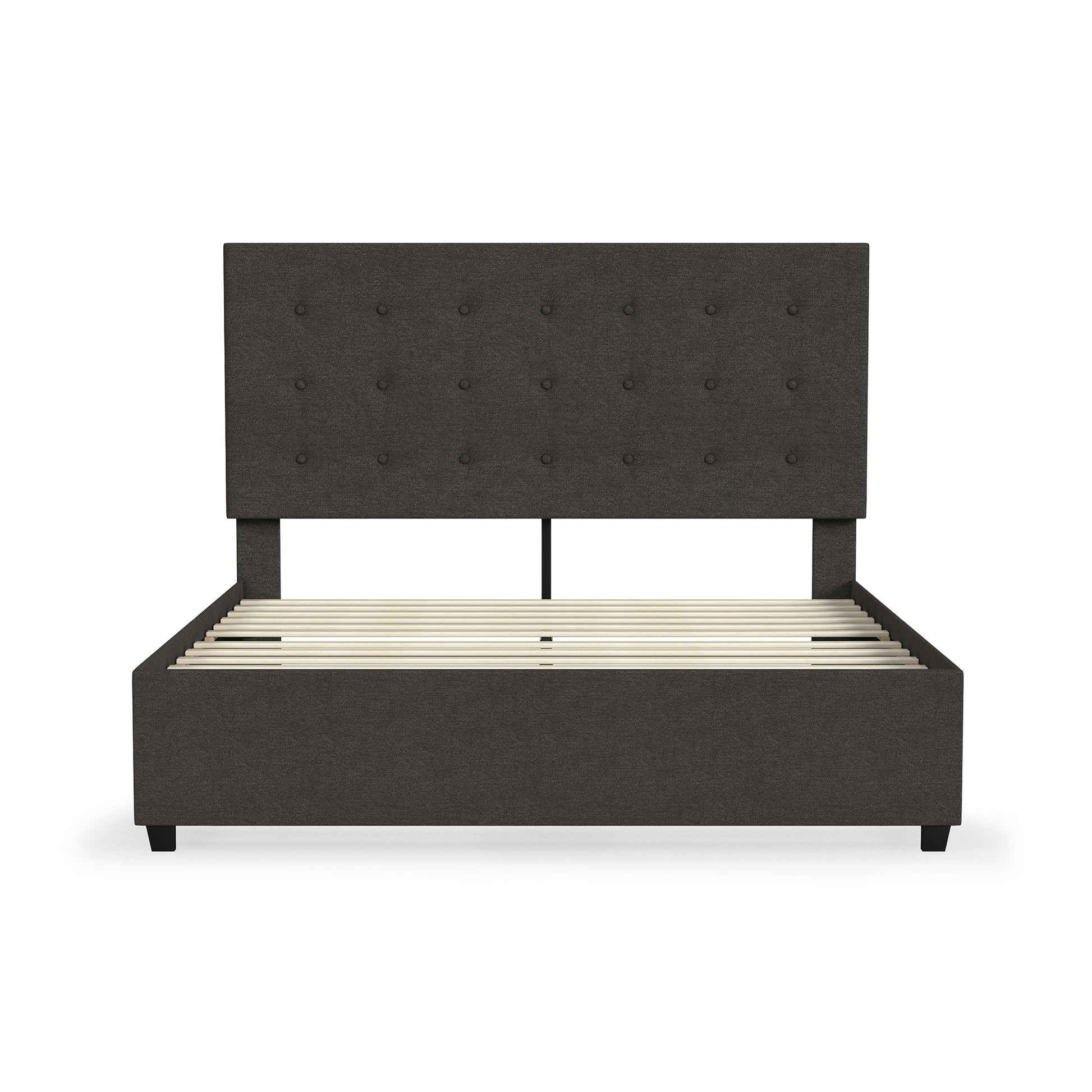 Rize Home Aspen Upholstered Platform Bed - front view