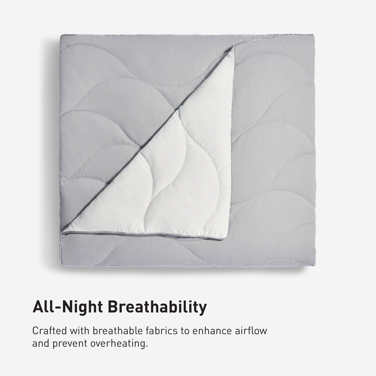 Bedgear Performance® Cooling Throw. All-Night Breathability. Crafted with breathable fabrics to enhance airflow and prevent overheating.