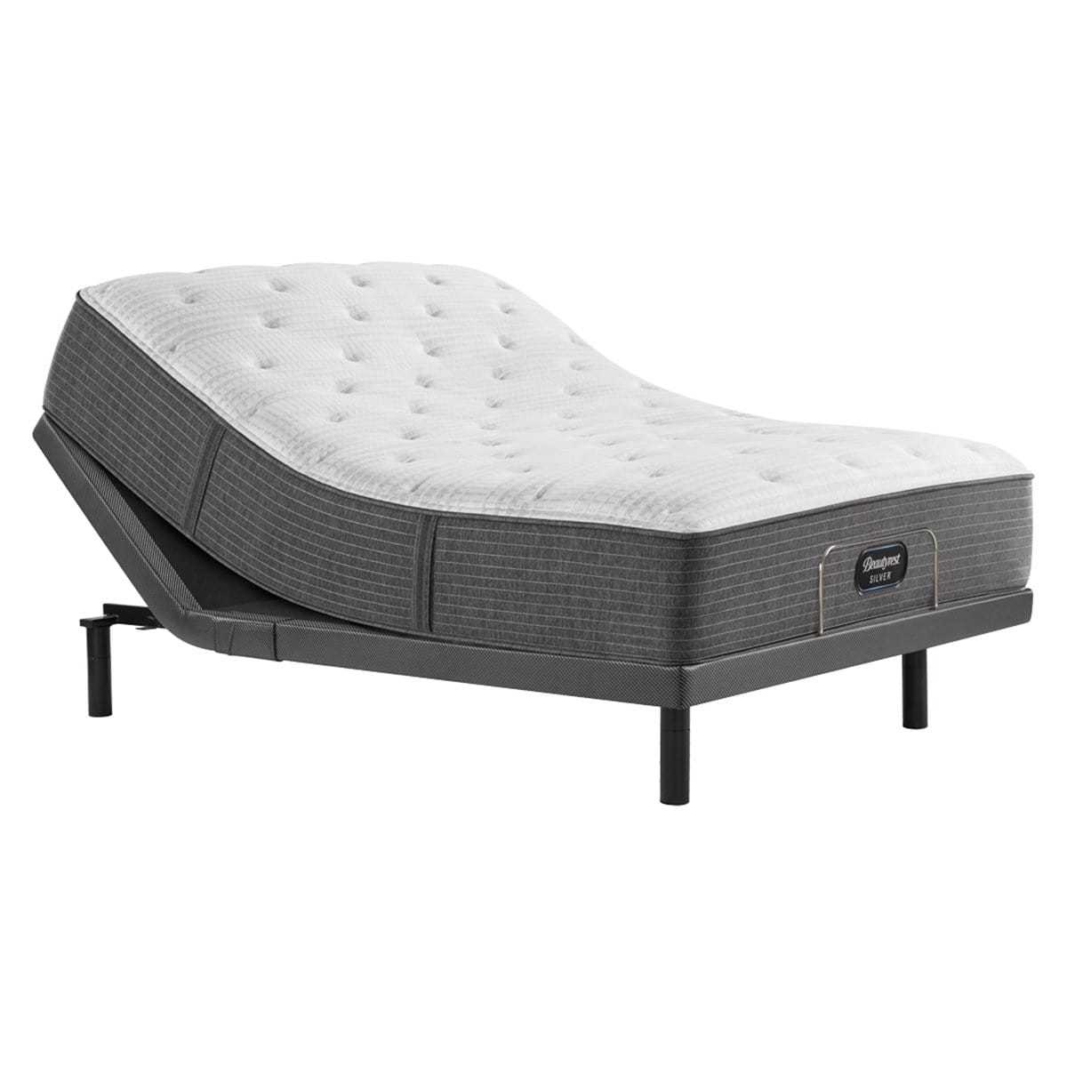 Beautyrest Silver Medium Firm Mattress On Adjustable Base