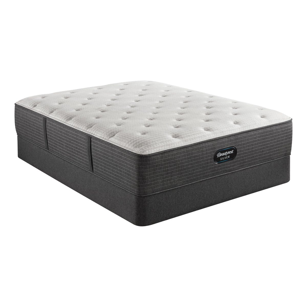 Beautyrest Silver Medium Firm Mattress On Box Spring