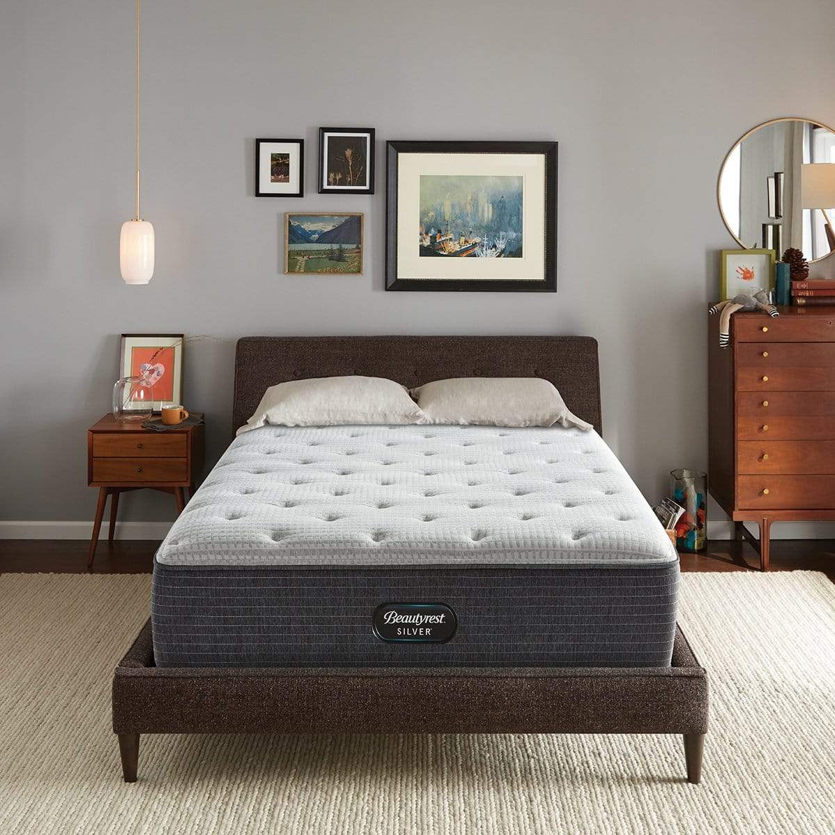 Beautyrest Silver Plush Mattress In Bedroom