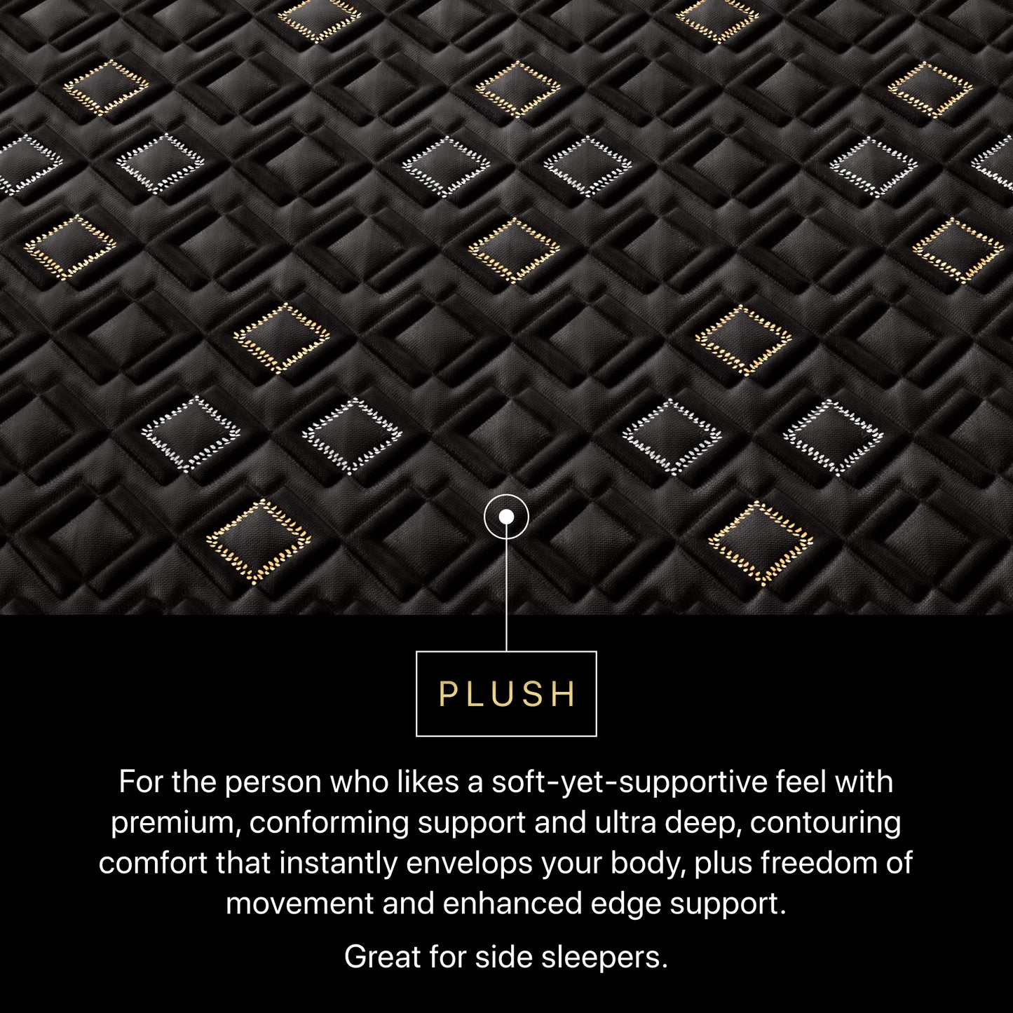 Beautyrest Black Series Five XCS Hybrid Plush Mattress plush details