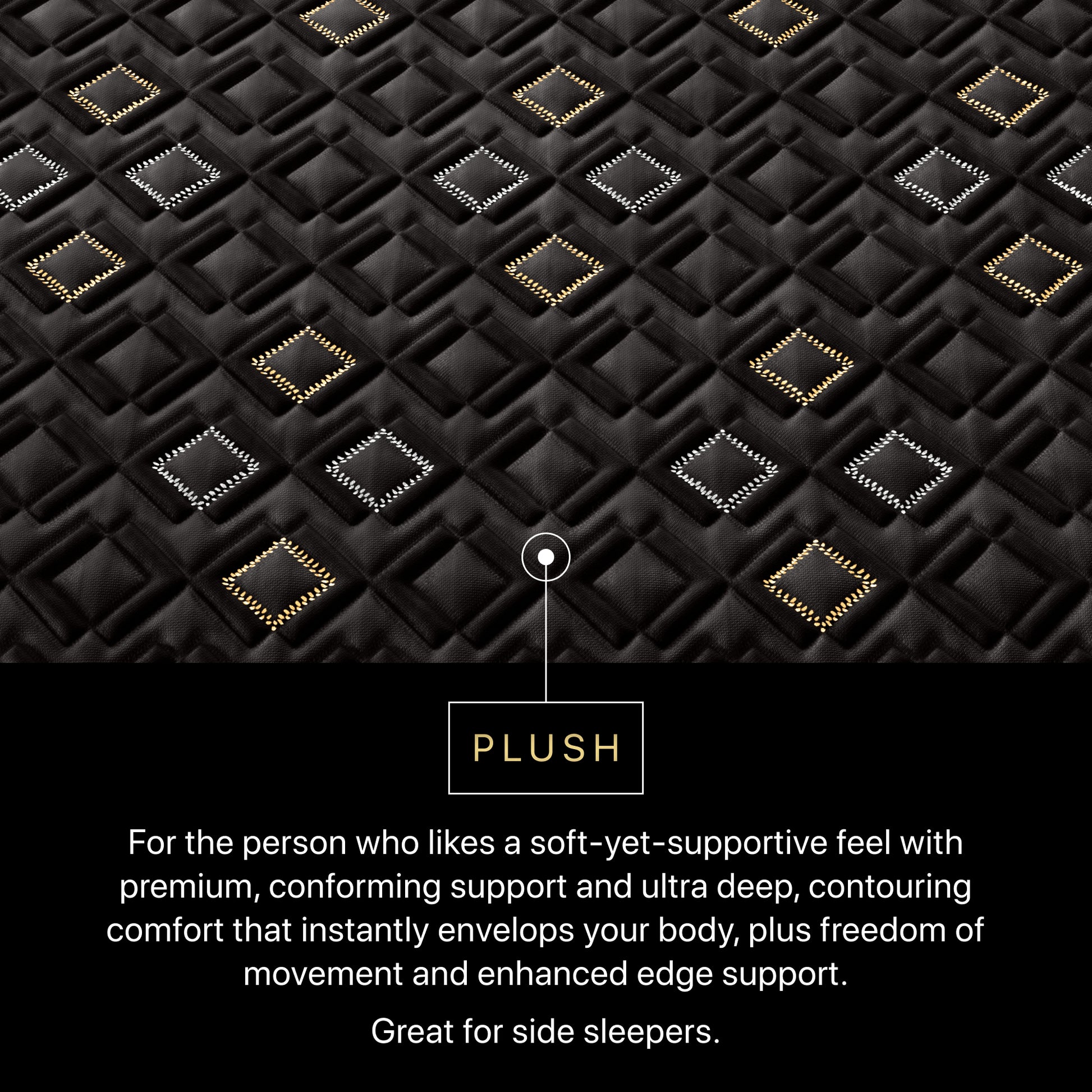 Beautyrest Black Series Five XCS Hybrid Plush Mattress plush details