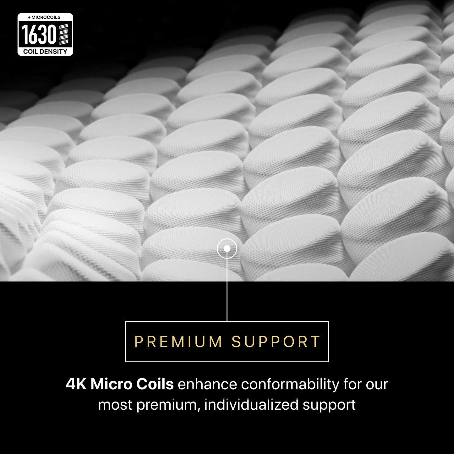 Beautyrest Black Series Five XCS Hybrid Plush Mattress premium support
