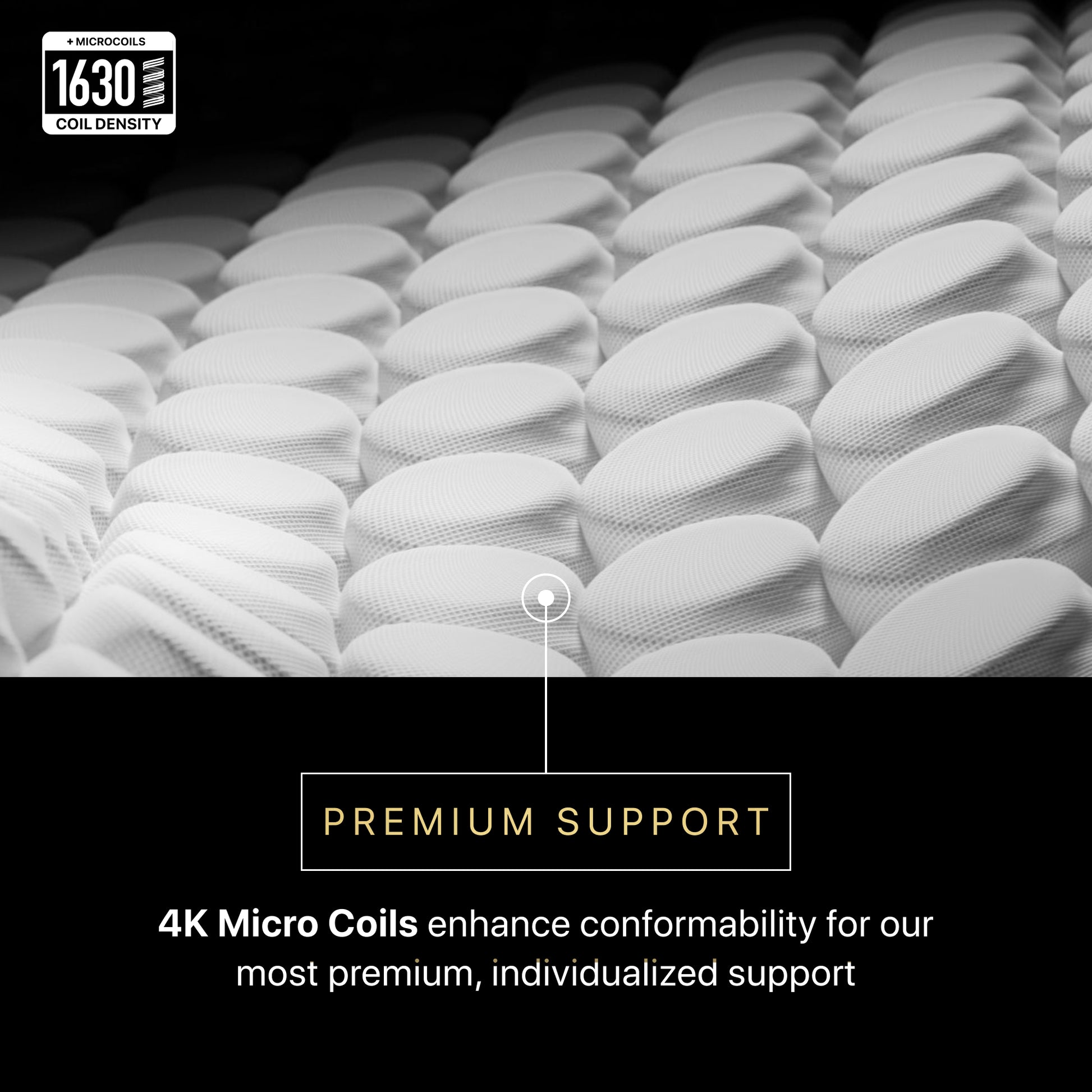 Beautyrest Black Series Five XCS Hybrid Plush Mattress premium support