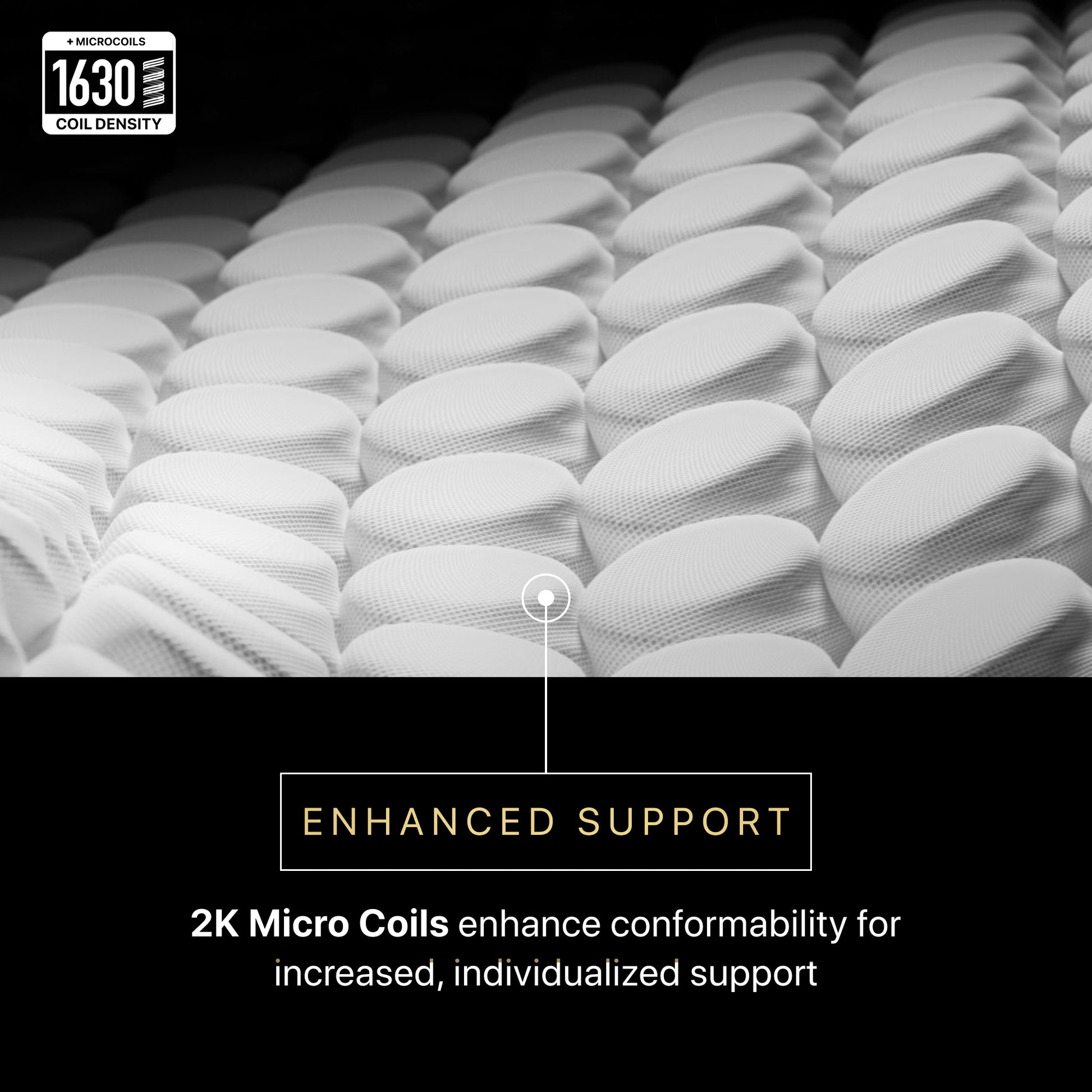 Beautyrest Black Series Four XCS Hybrid Firm Mattress enhanced support