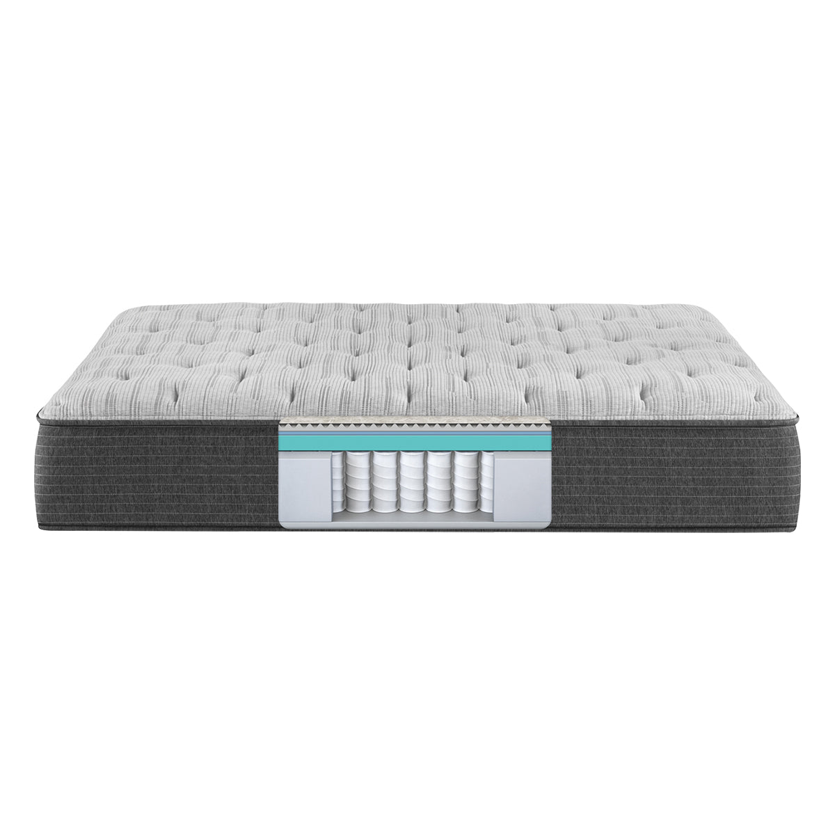 Beautyrest Reach Delmont Plush Mattress Layer Cutaway