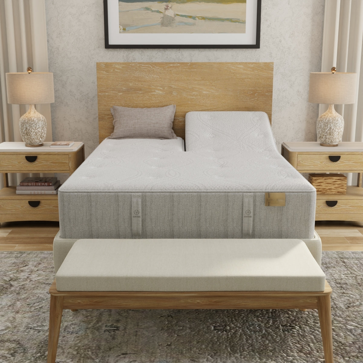 King Koil Natural Retreat Cascade Drift Plush Mattress - Lifestyle Angle 4