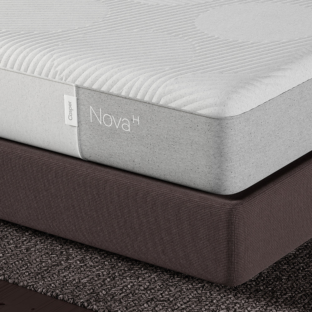 Casper Nova Hybrid Mattress On Bed In Bedroom Corner Detail