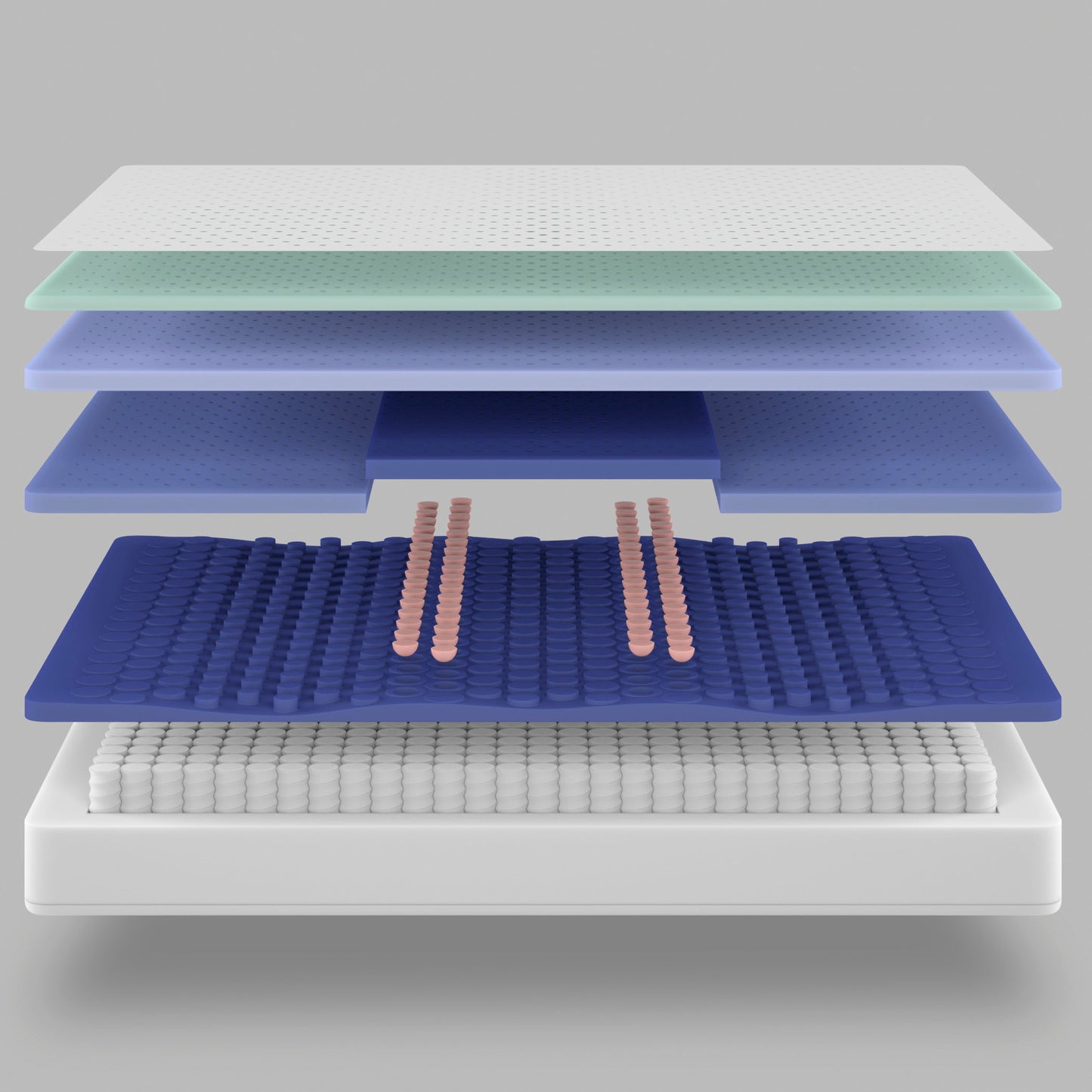 Casper Wave Hybrid Mattress Foam Layer Cutaway