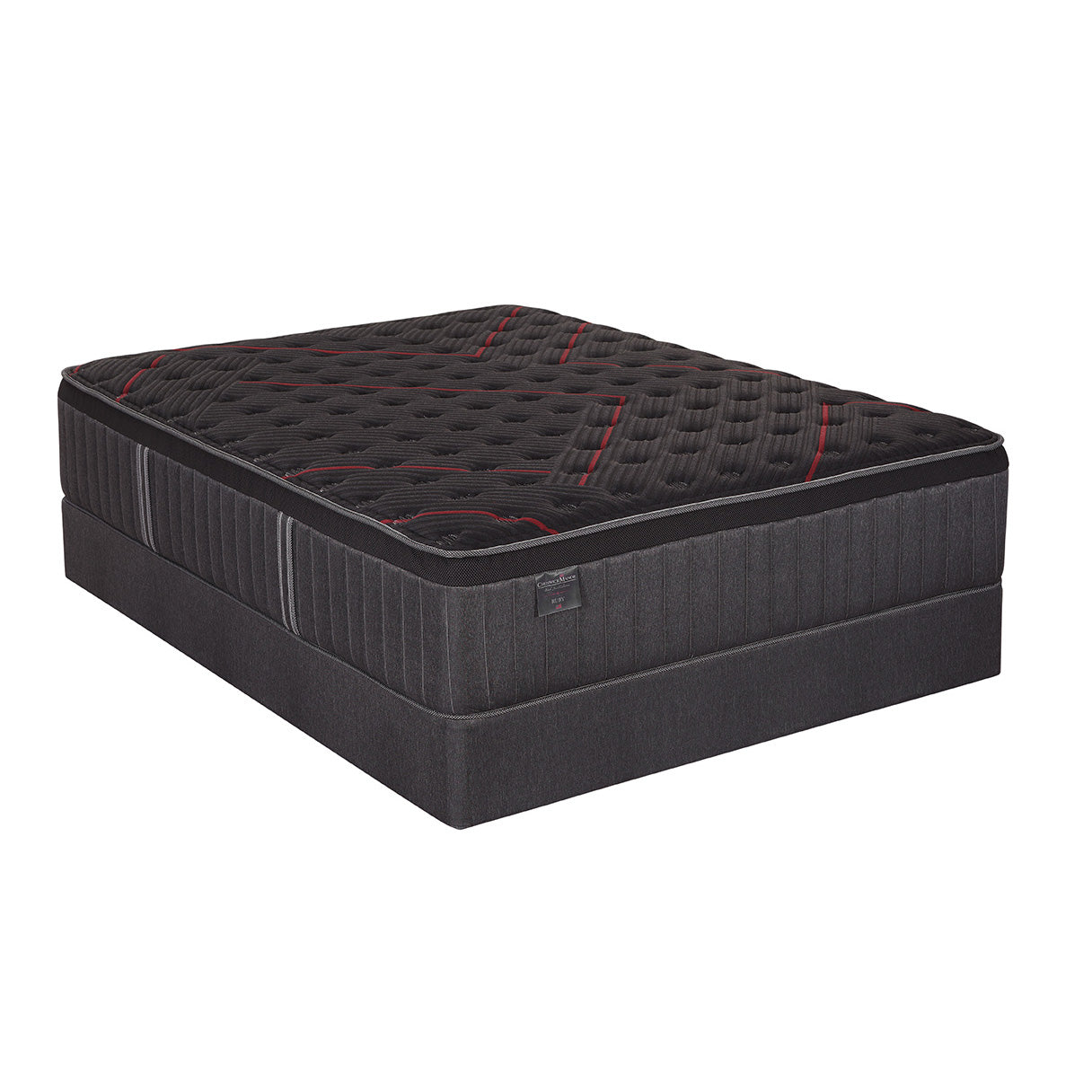 Cheswick Manor Ruby Firm Mattress silo on foundation
