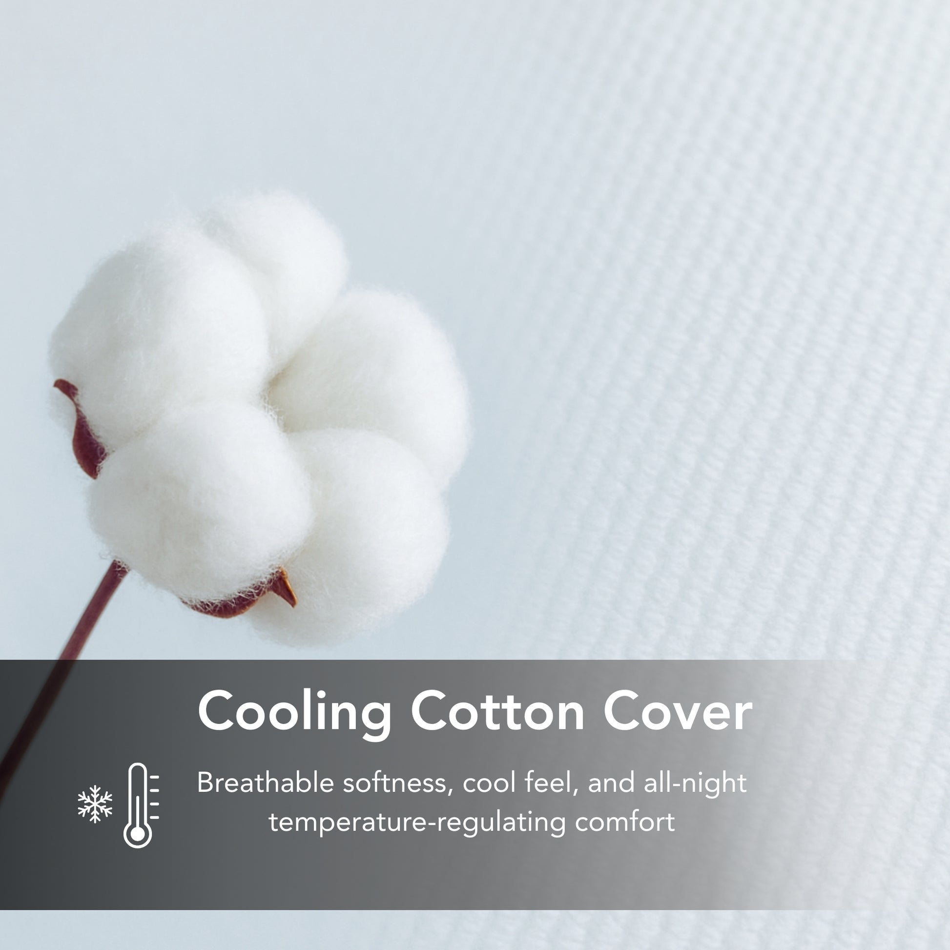 King Koil Natural Retreat Cascade Drift Firm Mattress - Cooling Cotton Detail