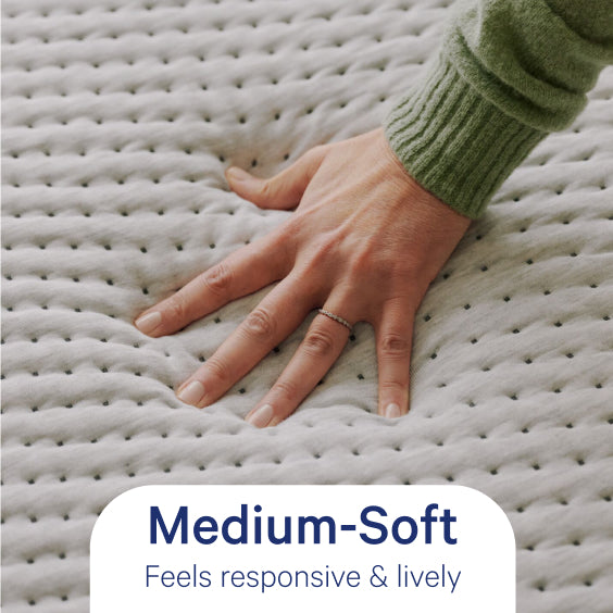 Casper Dream Max Hybrid Mattress. Medium-Soft.  Feels responsive and lively