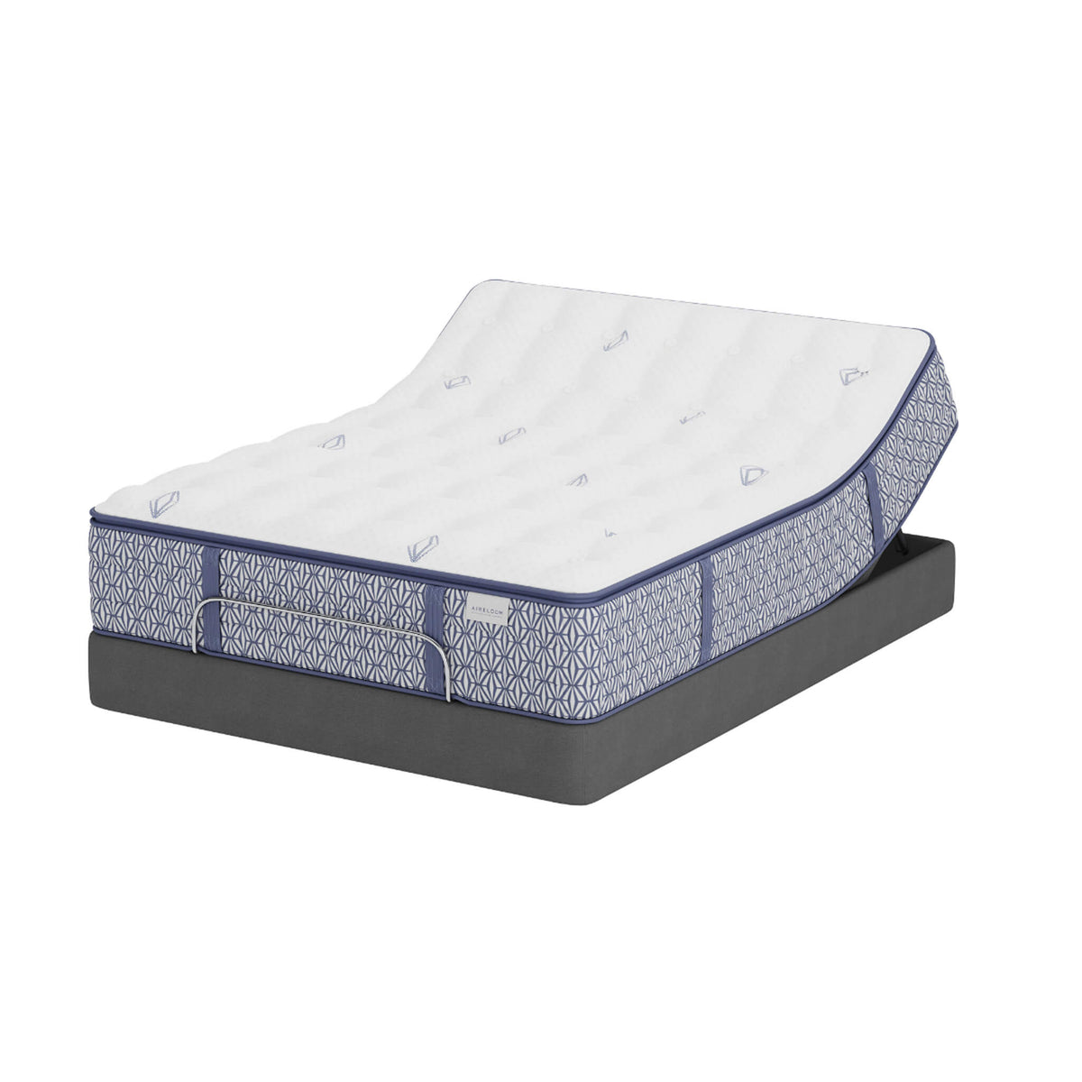 Aireloom Galena Firm mattress on an adjustable base