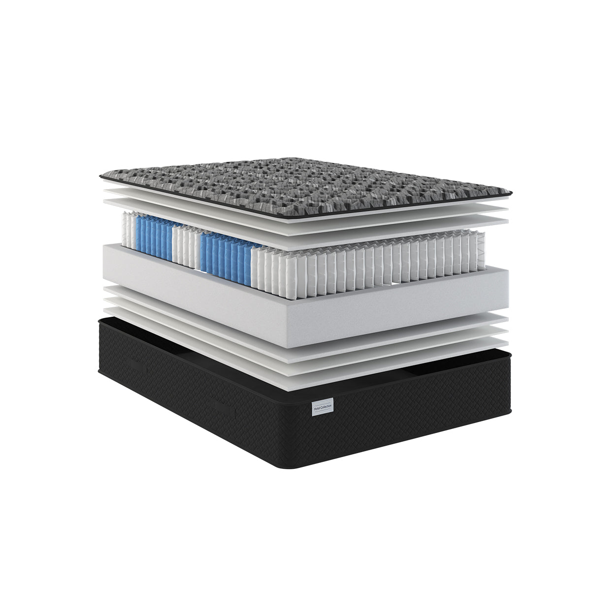 Mattress Warehouse Hotel Collection Double-Sided Firm Mattress - Illustrated Layers Image