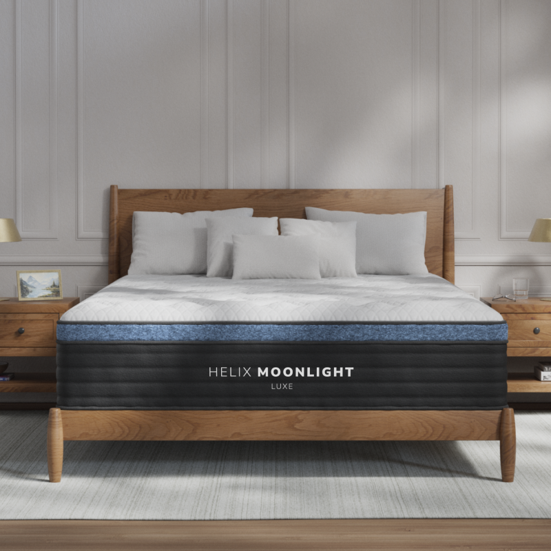 Helix Moonlight Luxe Plush Hybrid Mattress II-Lifestyle Image 1