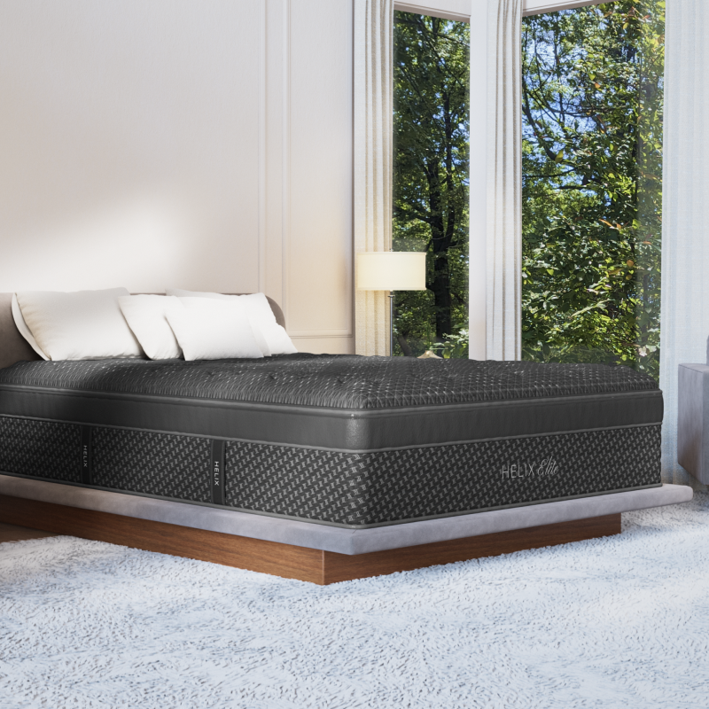 Helix Sunset Elite Plush Hybrid Mattress II-Lifestyle Image 3