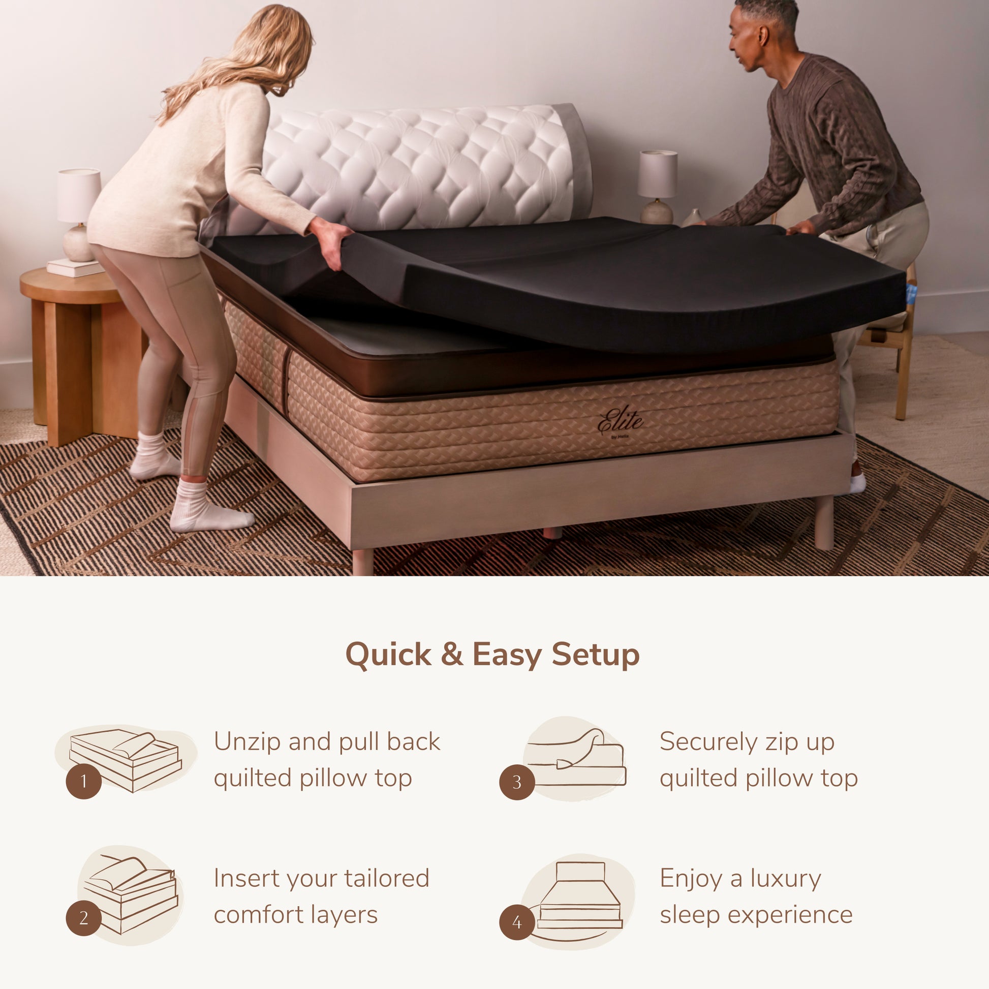 Helix Elite Mattress Setup Instructions