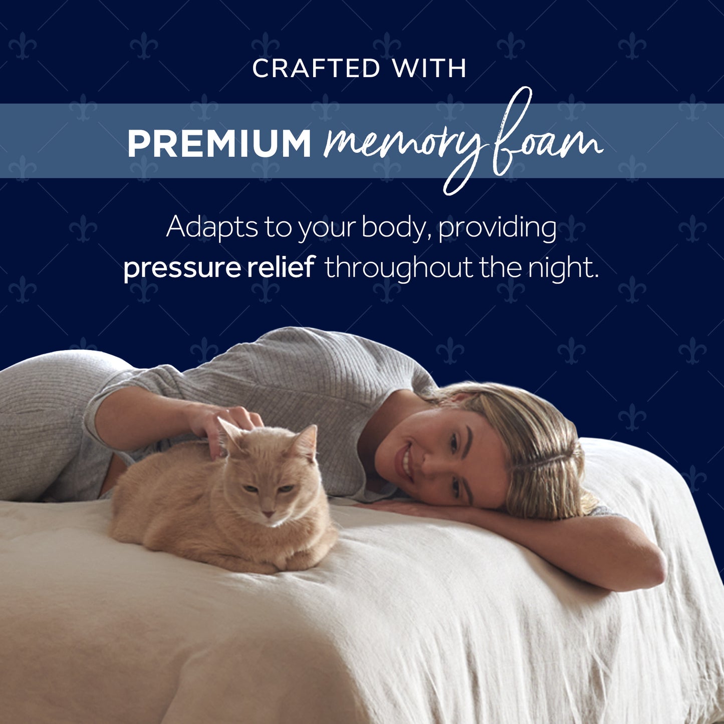 Stearns & Foster Estate Medium Mattress Memory Foam Benefit