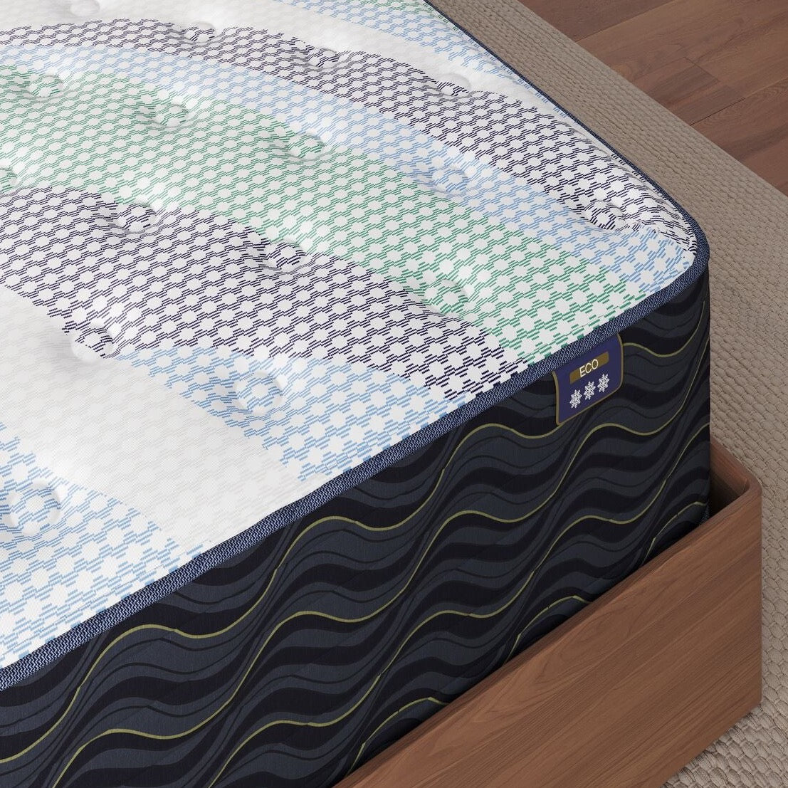 Serta iDirectionsECO Bolton Plush Hybrid Mattress-closeup