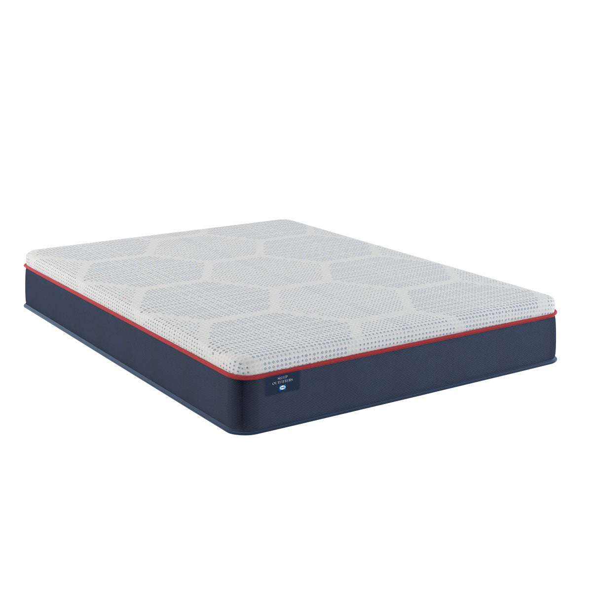 Sealy® Sleep Outfitters Apollo Firm Hybrid Mattress - 3/4 angle silo image