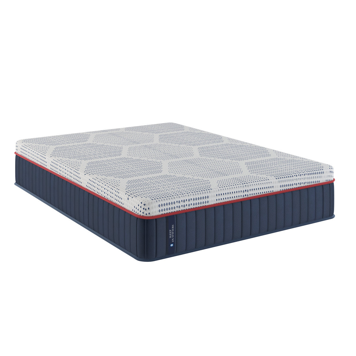 Sealy® Sleep Outfitters Gemini Medium Hybrid Mattress - 3/4 angle silo image