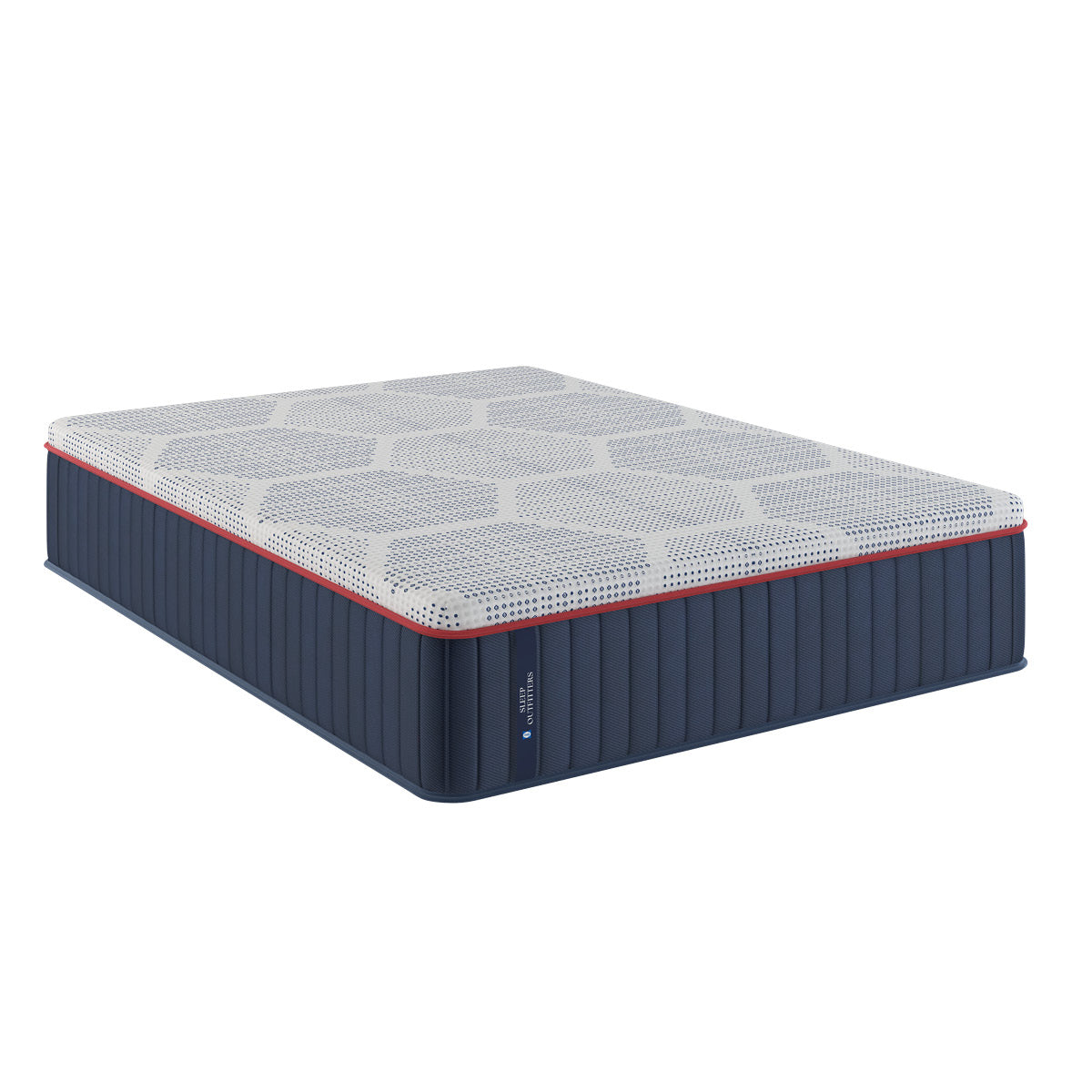 Sealy® Sleep Outfitters Gemini Soft Hybrid Mattress - 3/4 angle silo image