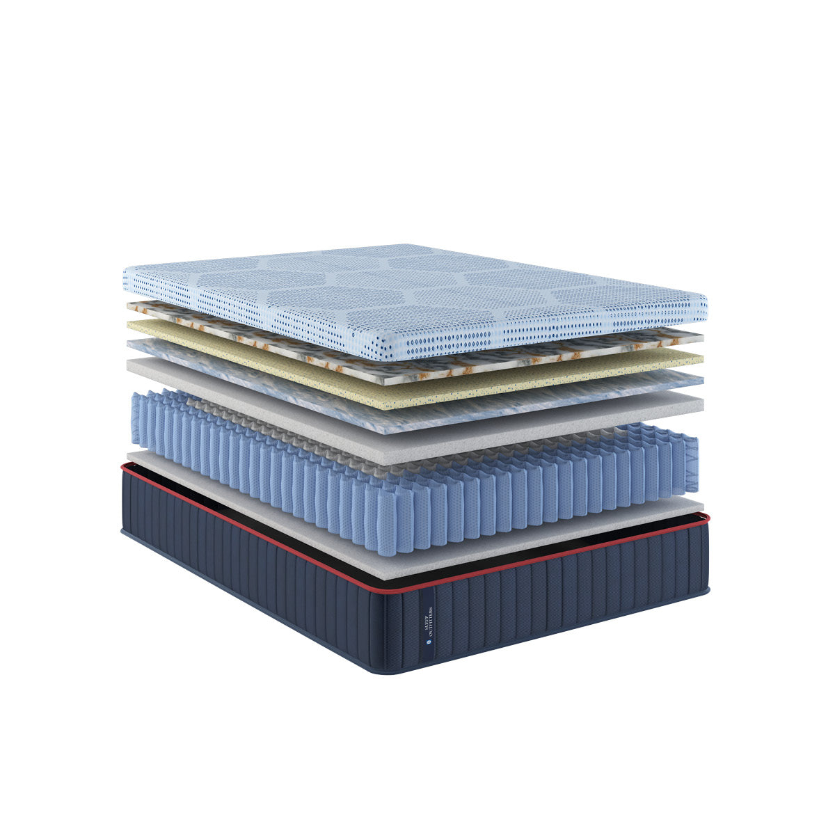 Sealy® Sleep Outfitters Atlas Soft Hybrid Mattress construction image