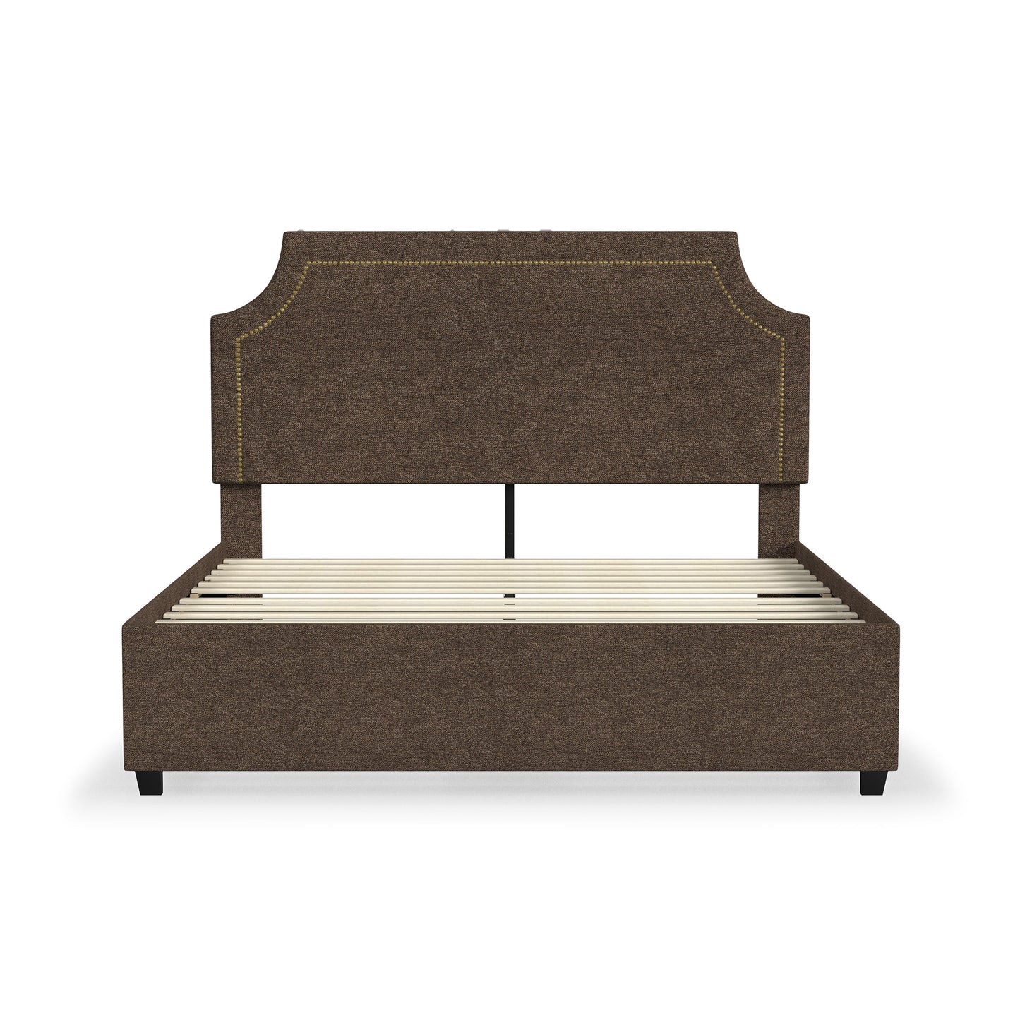 Rize Home Meadow Upholstered Platform Bed - front view