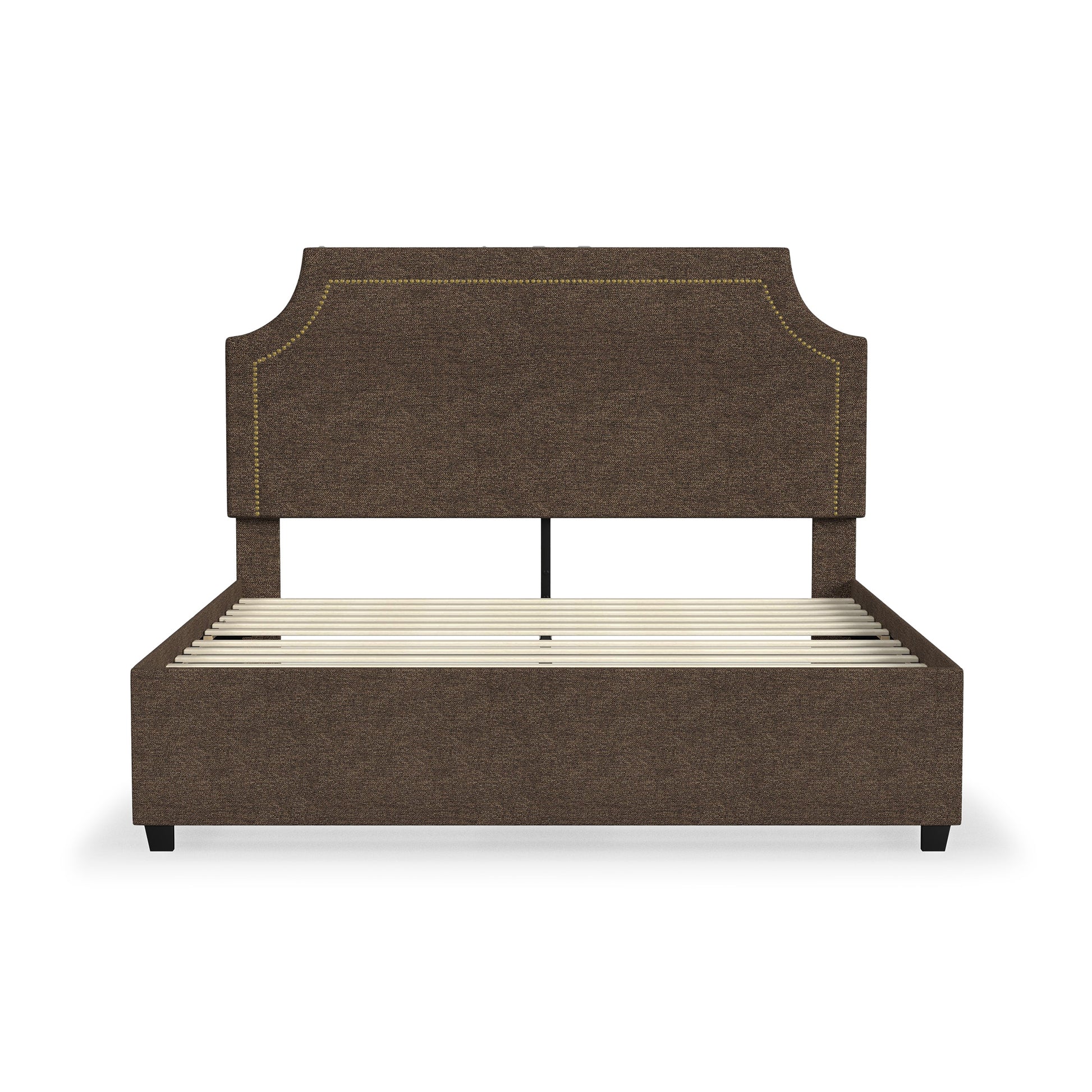 Rize Home Meadow Upholstered Platform Bed - front view