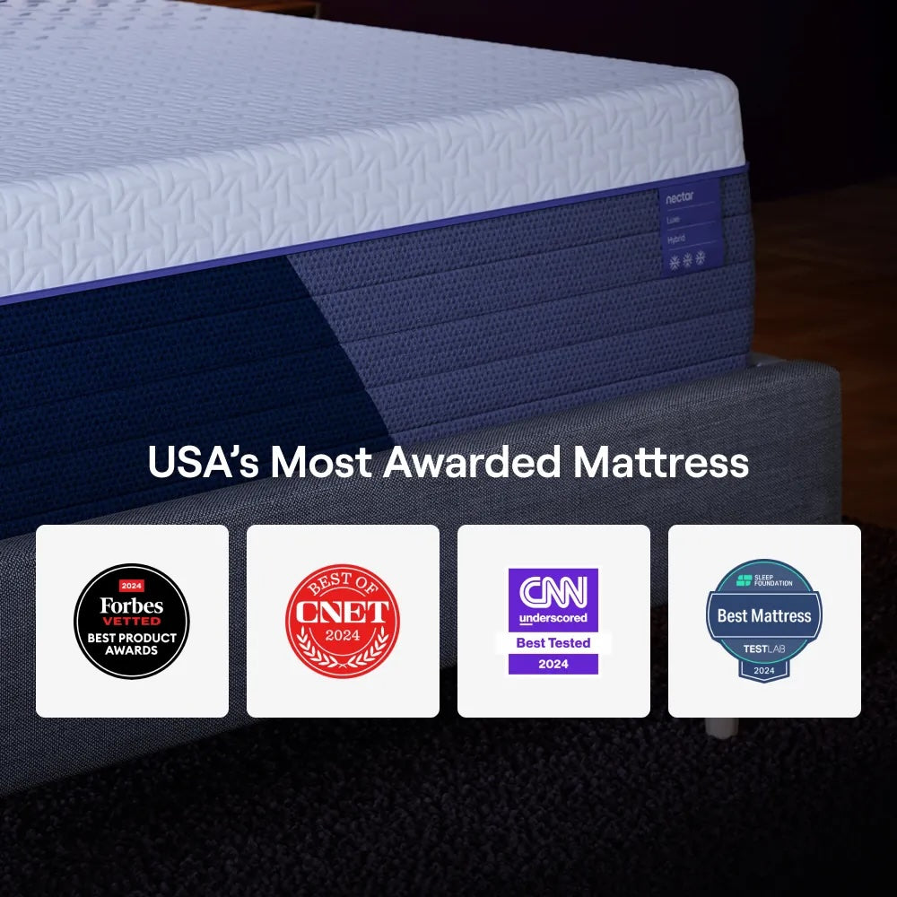 Nectar Luxe Hybrid awards