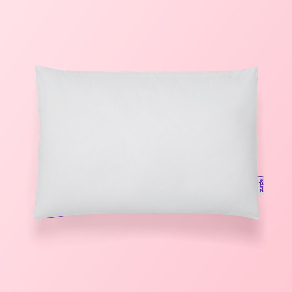 Purple Cloud Pillow Standard Size Overhead View