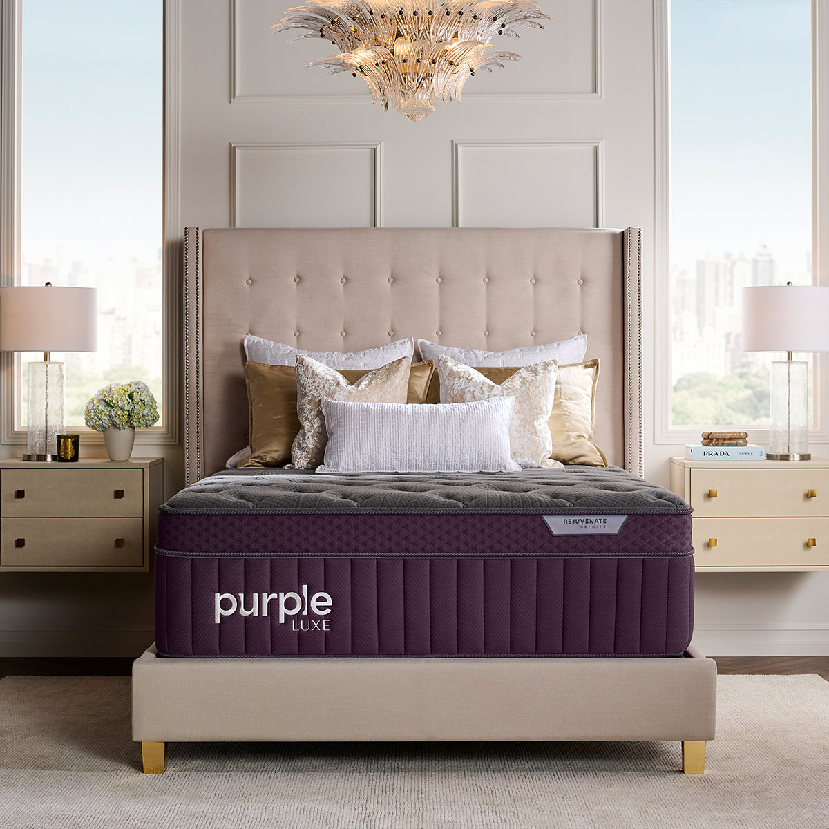 Purple Rejuvenate Premier Mattress In Bedroom